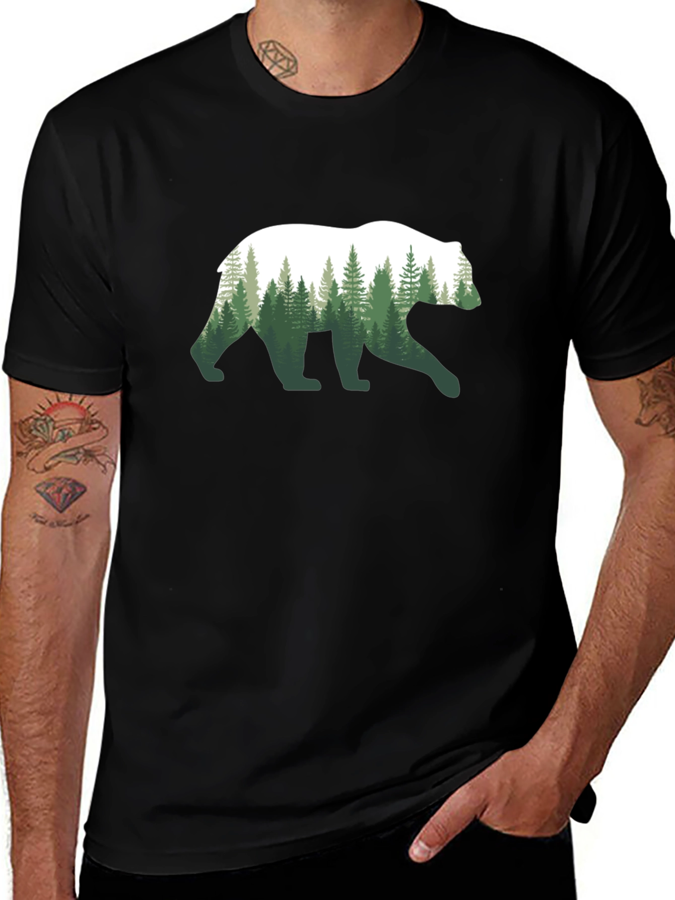 Nature Bear Graphic Tee