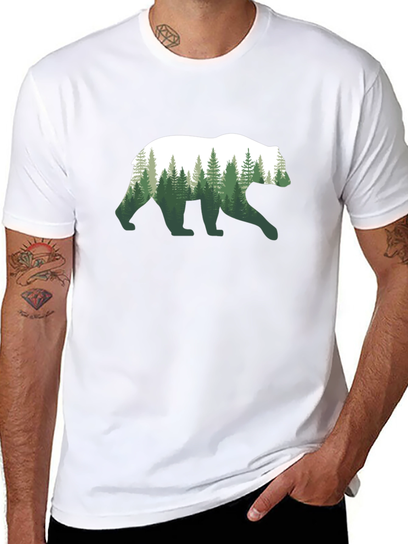 Nature Bear Graphic Tee