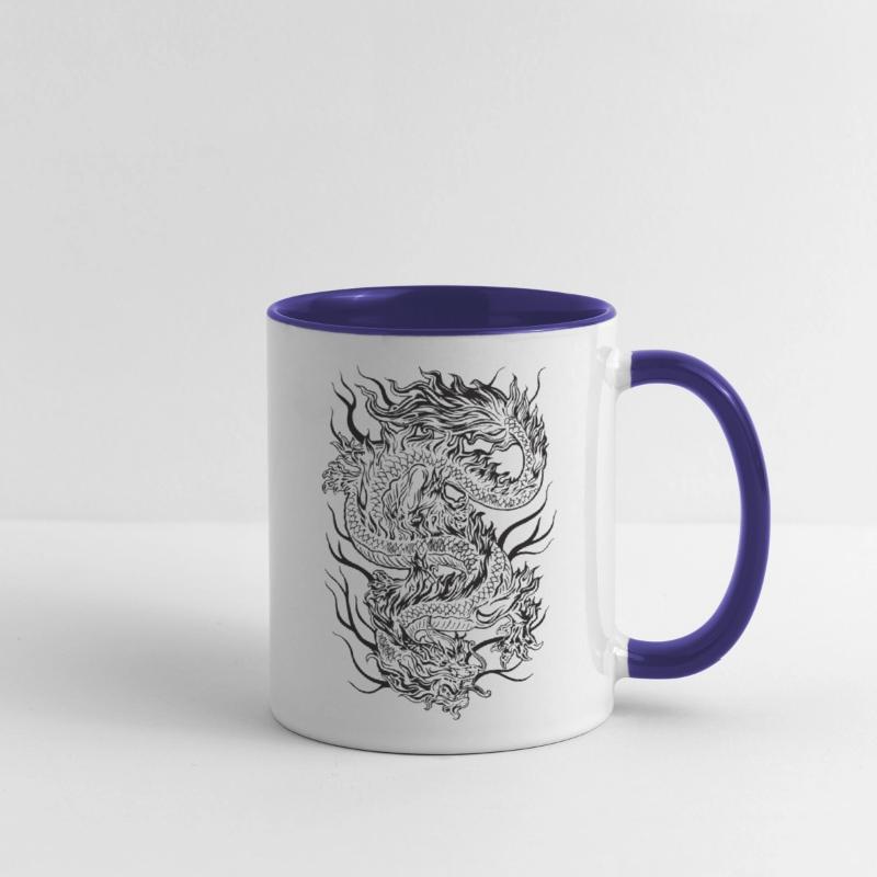 Mythical Asian Dragon Asia Design