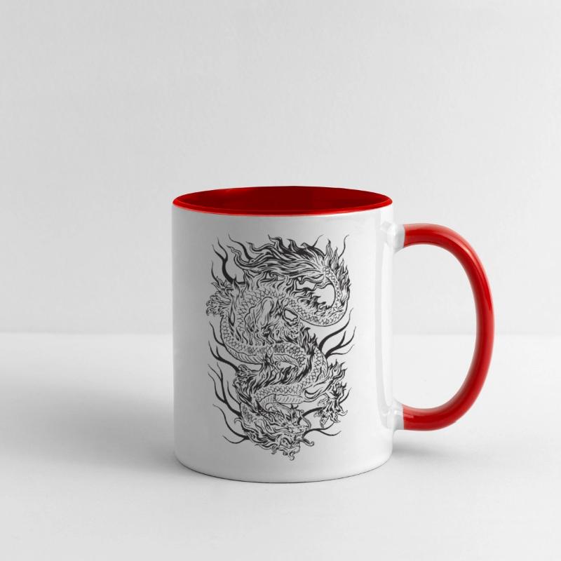 Mythical Asian Dragon Asia Design