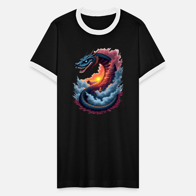 Mythical Snake with Sunset Year of the Snake 2025