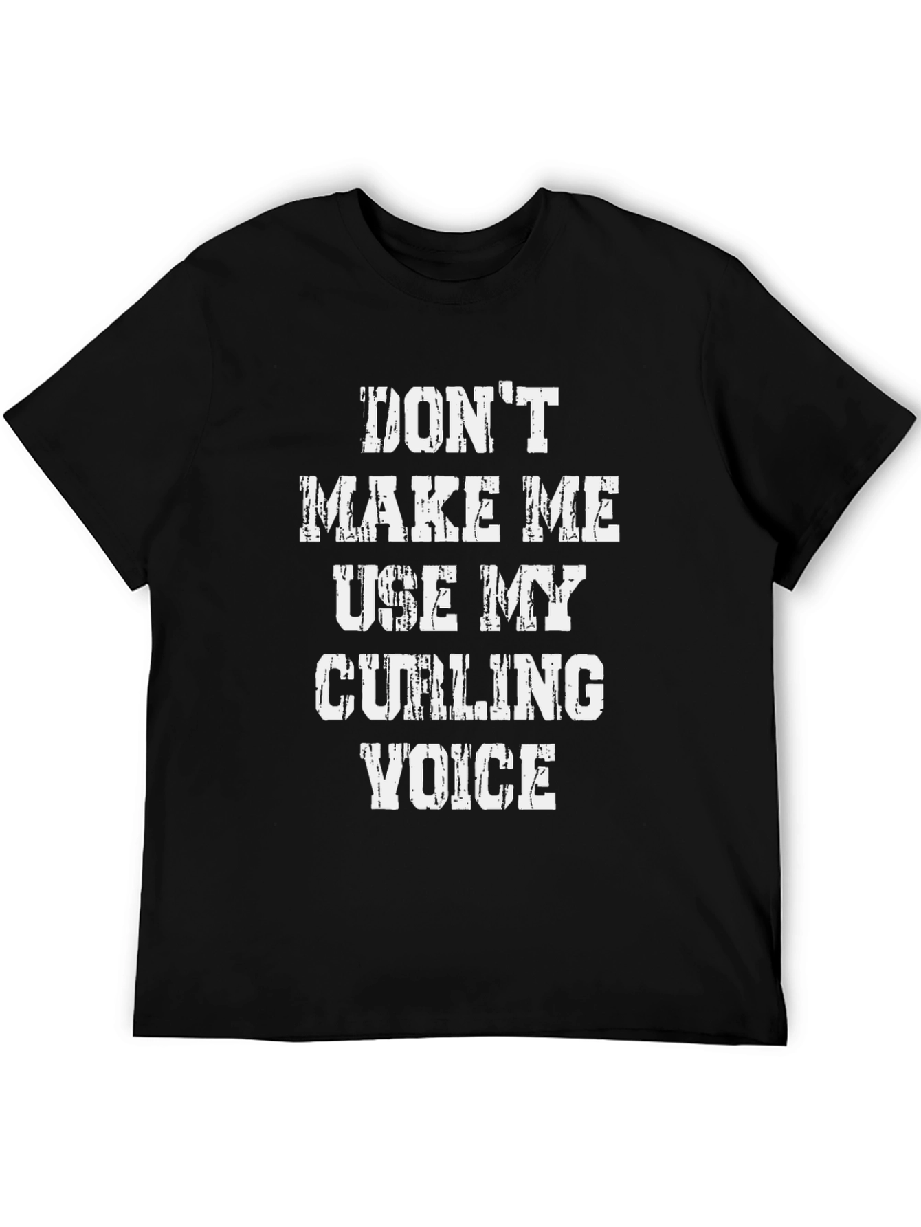 Curling Voice T-Shirt - Funny Curling Apparel