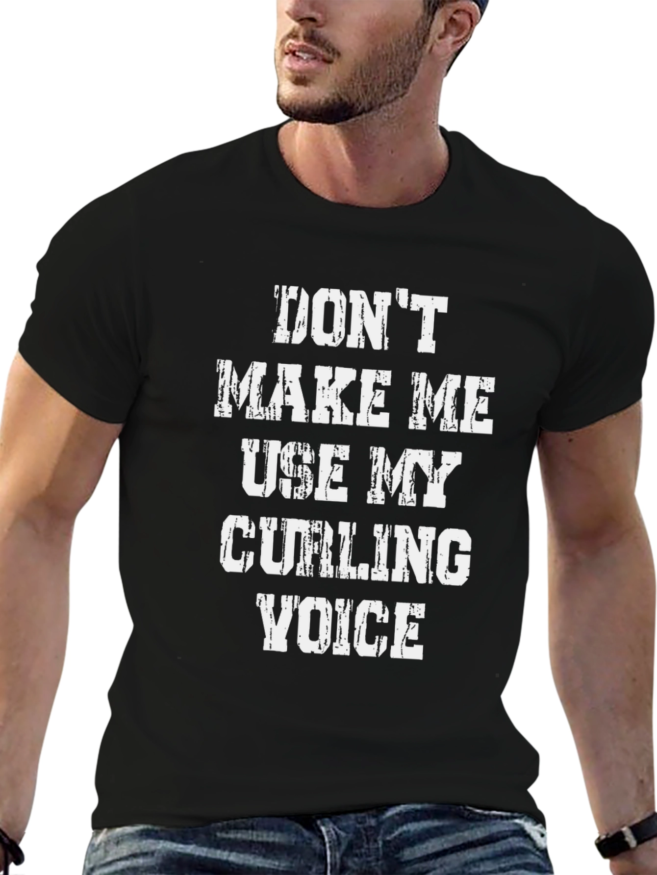 Curling Voice T-Shirt - Funny Curling Apparel