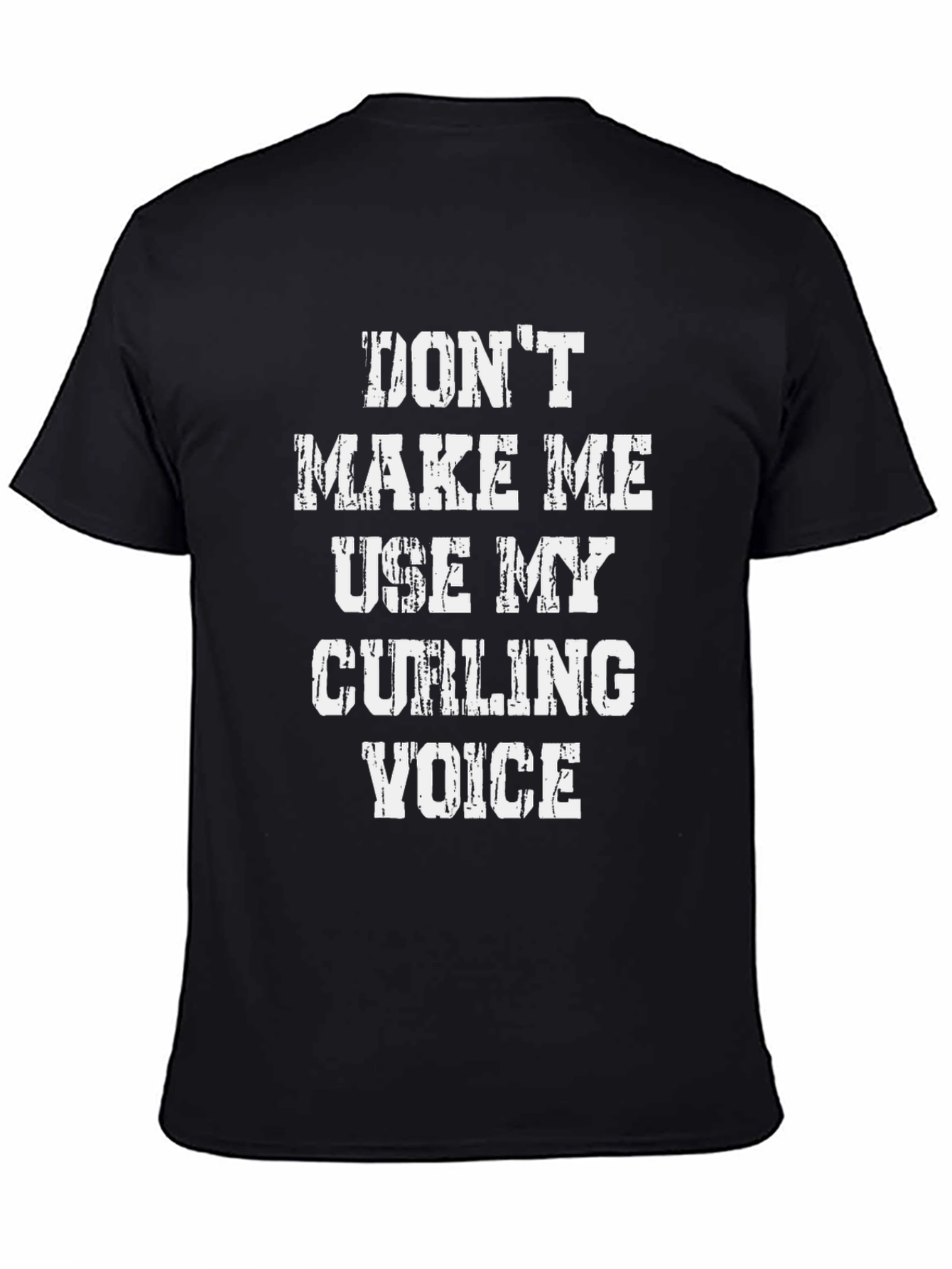 Curling Voice T-Shirt - Funny Curling Apparel