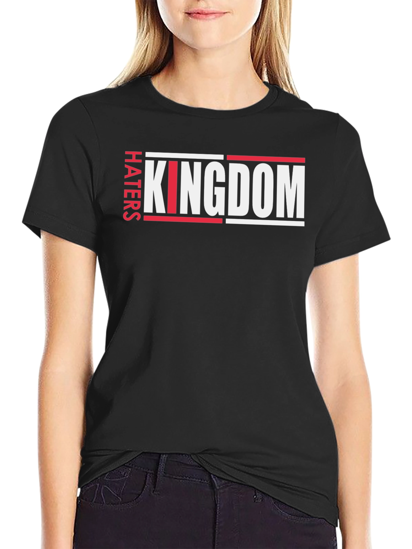 Haters Kingdom Black Graphic Tee