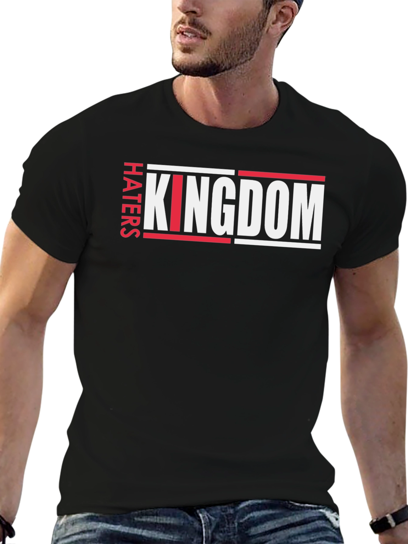 Haters Kingdom Black Graphic Tee