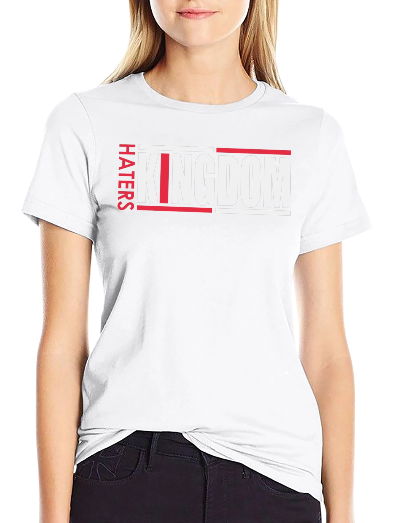 Haters Kingdom Black Graphic Tee