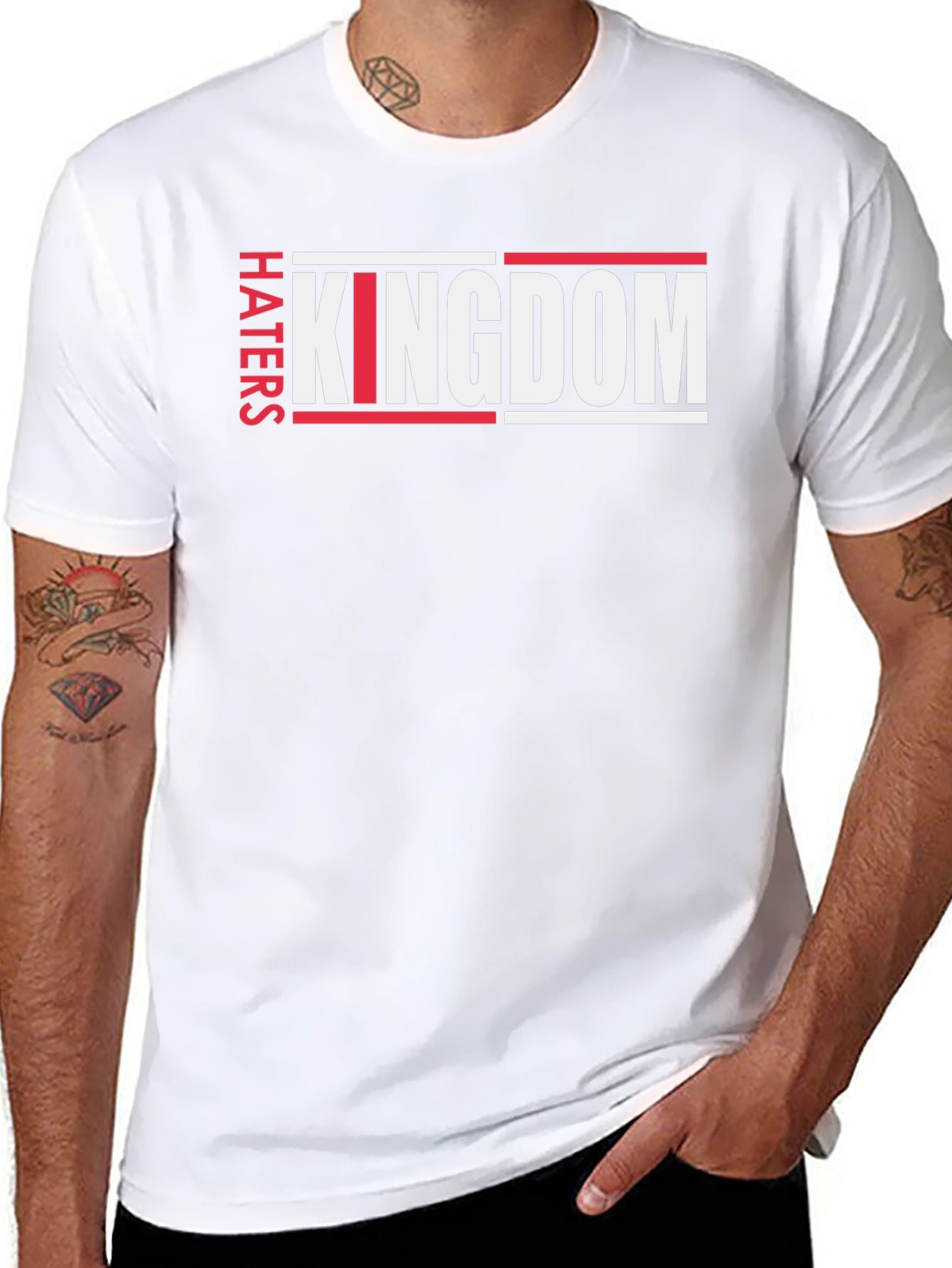 Haters Kingdom Black Graphic Tee