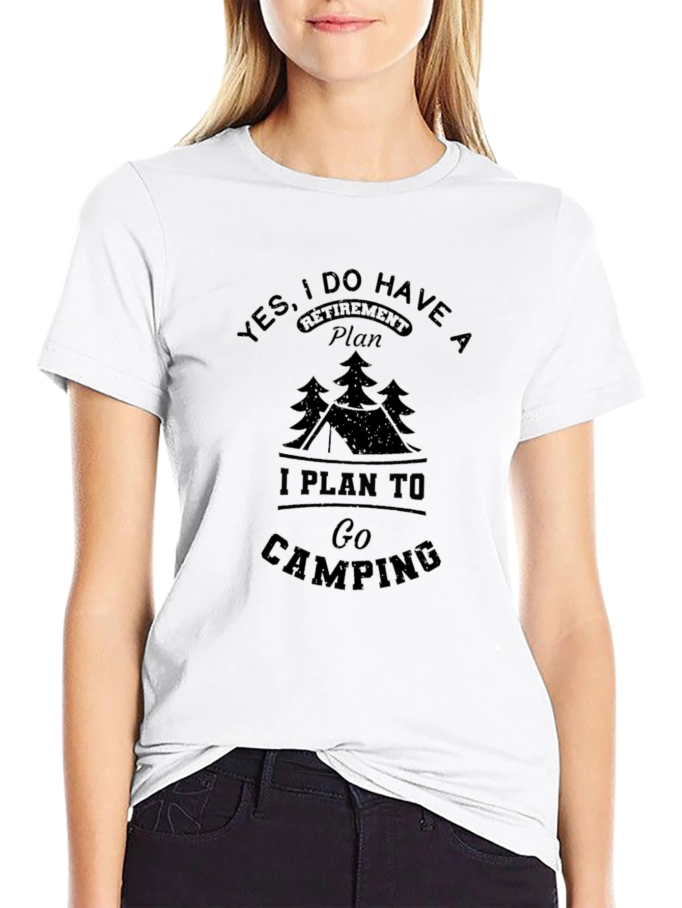Retirement Camping Plan Graphic Tee