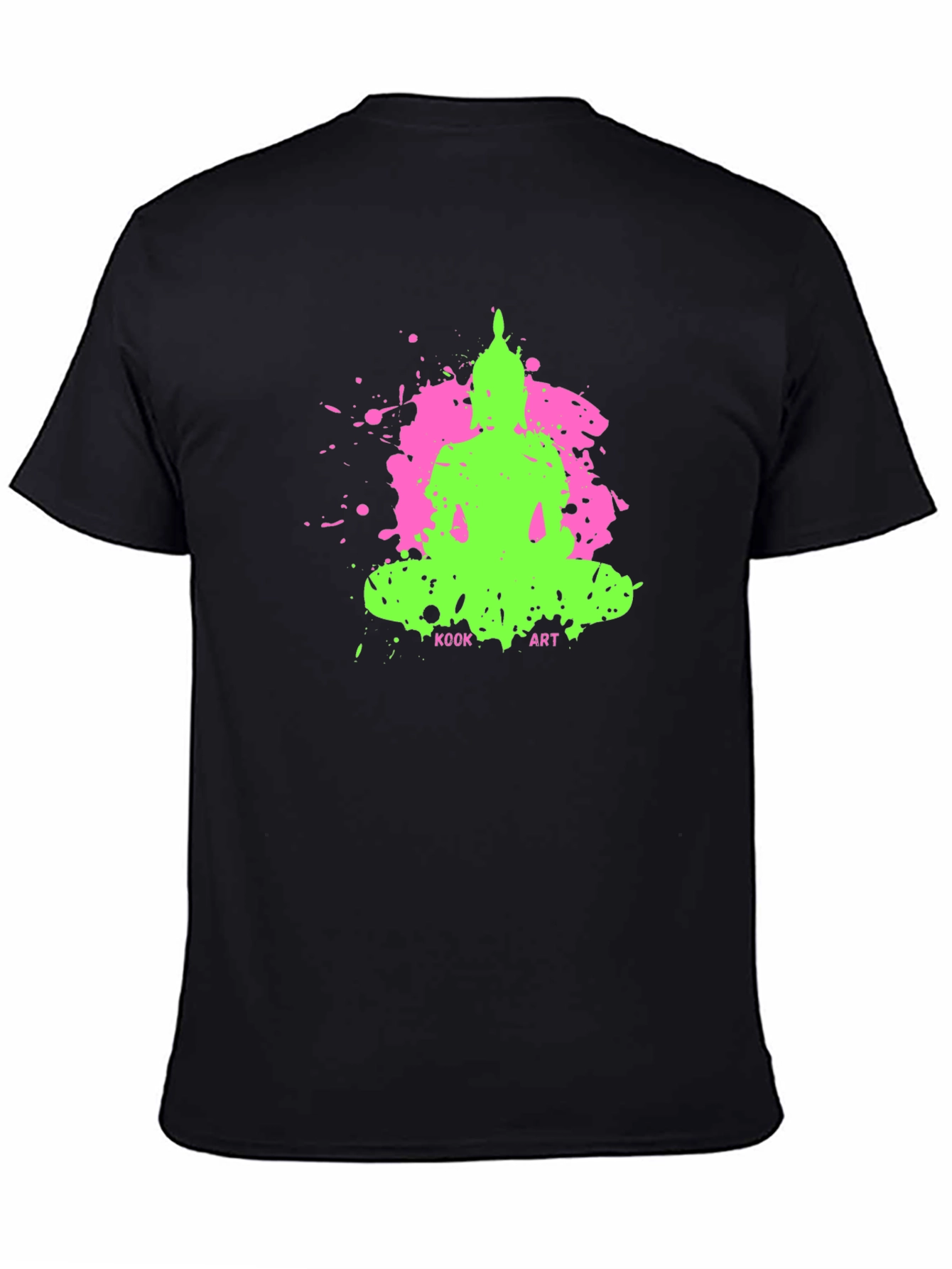 Vibrant Buddha Graphic Tee - Kook Art Design