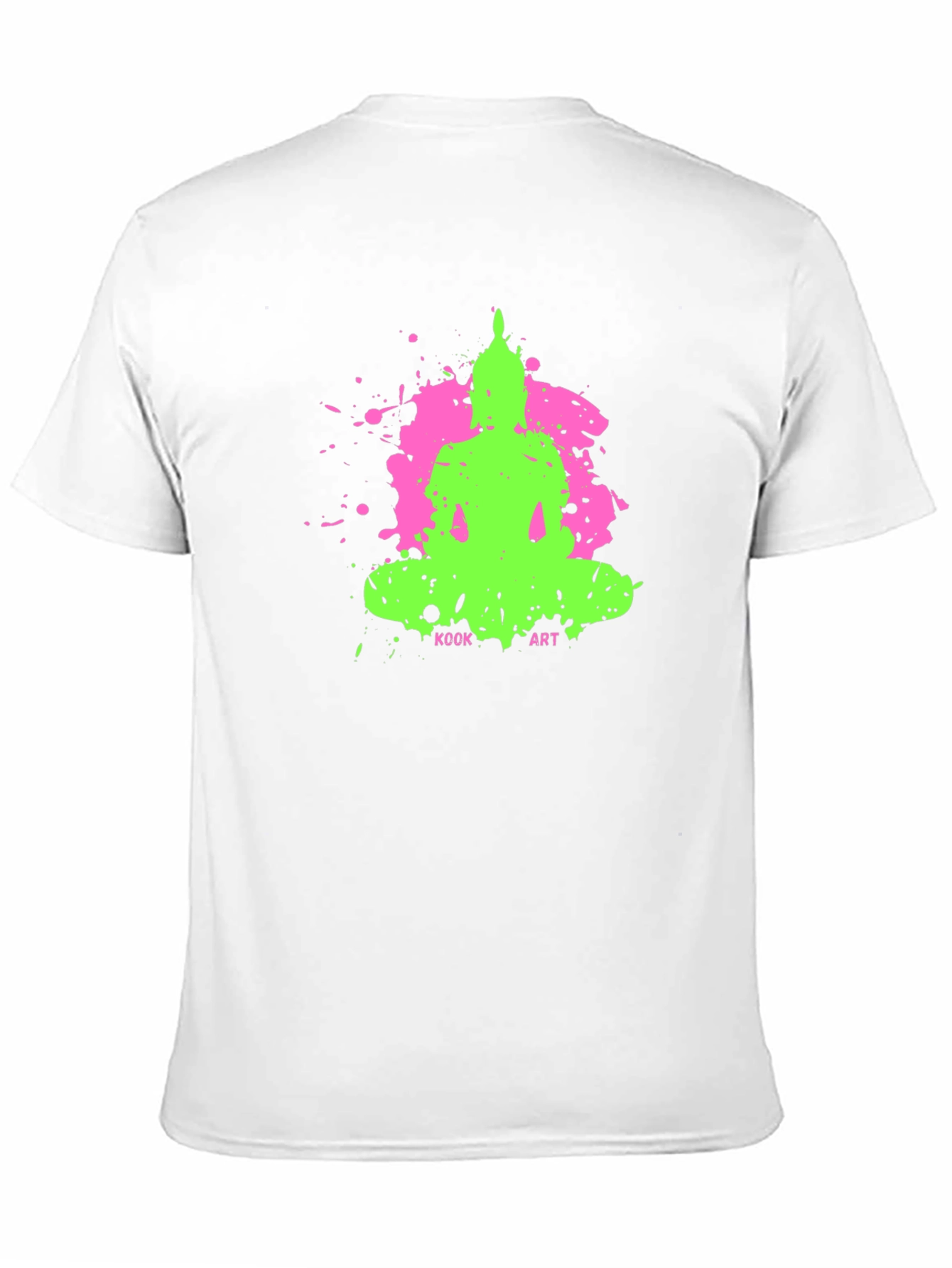 Vibrant Buddha Graphic Tee - Kook Art Design