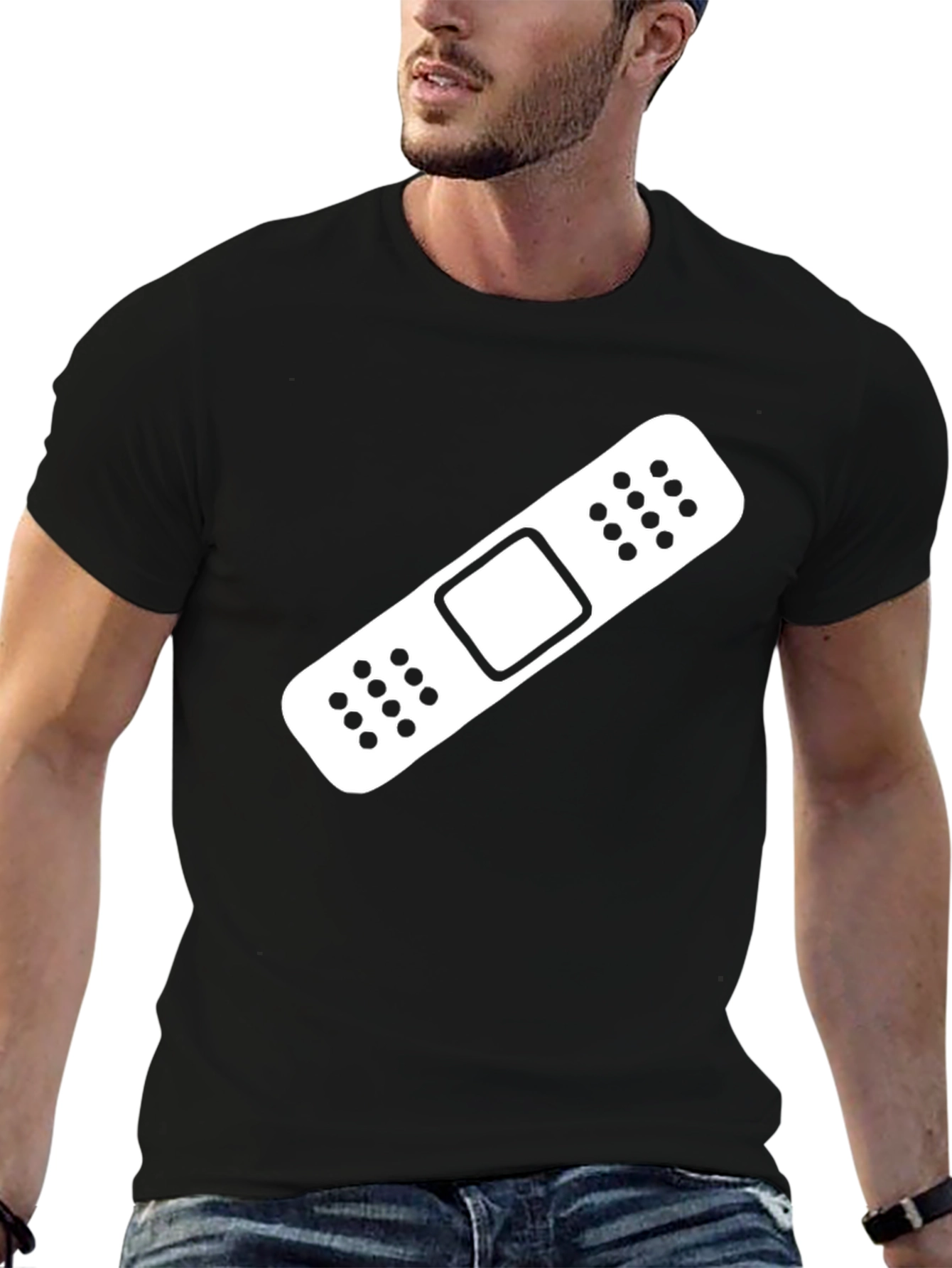 Novelty Band-Aid Graphic Tee