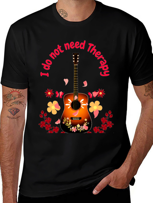 Guitar Therapy T-Shirt - Music Lover Tee