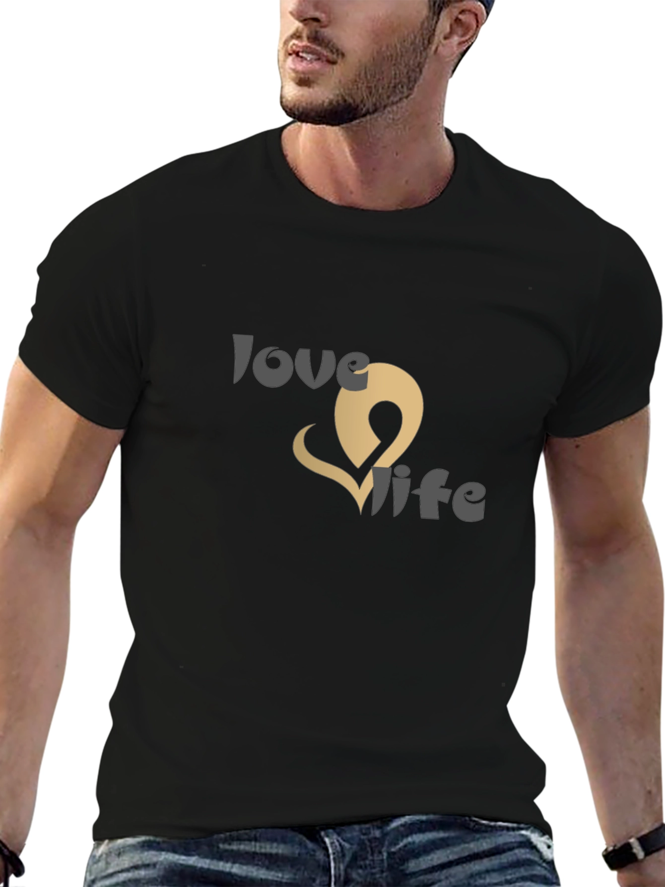 Love Life Graphic Tee - Stylish Casual Wear