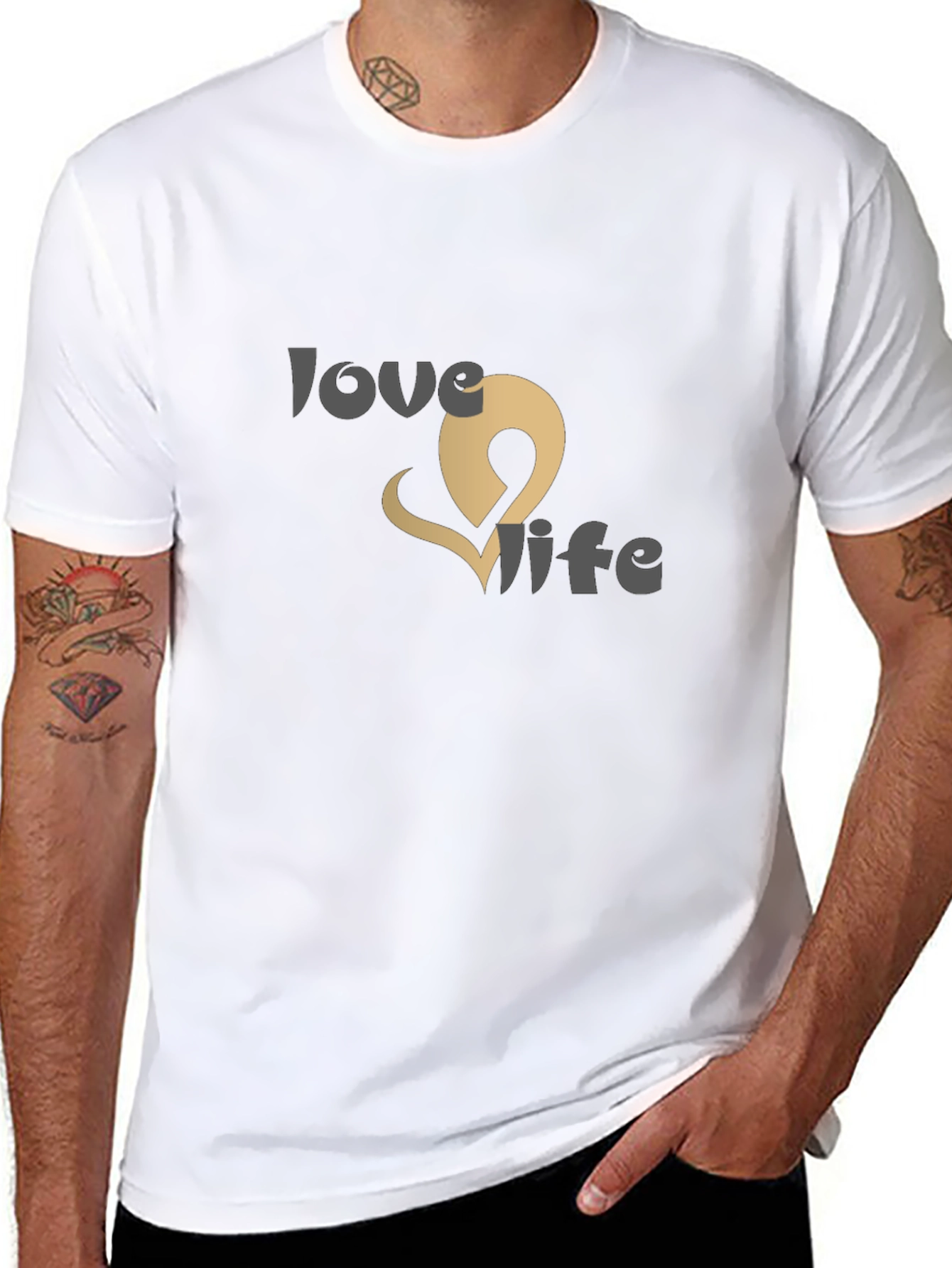 Love Life Graphic Tee - Stylish Casual Wear