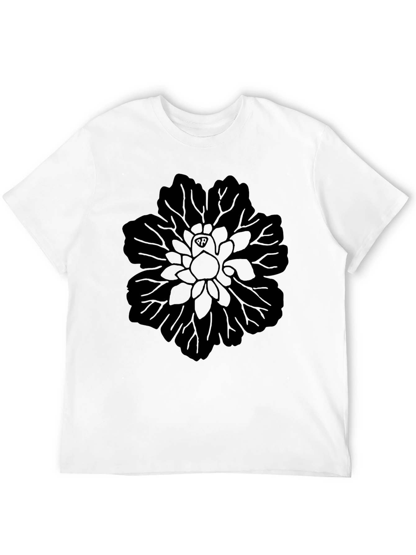 Black Floral Graphic Tee - Stylish Casual Wear