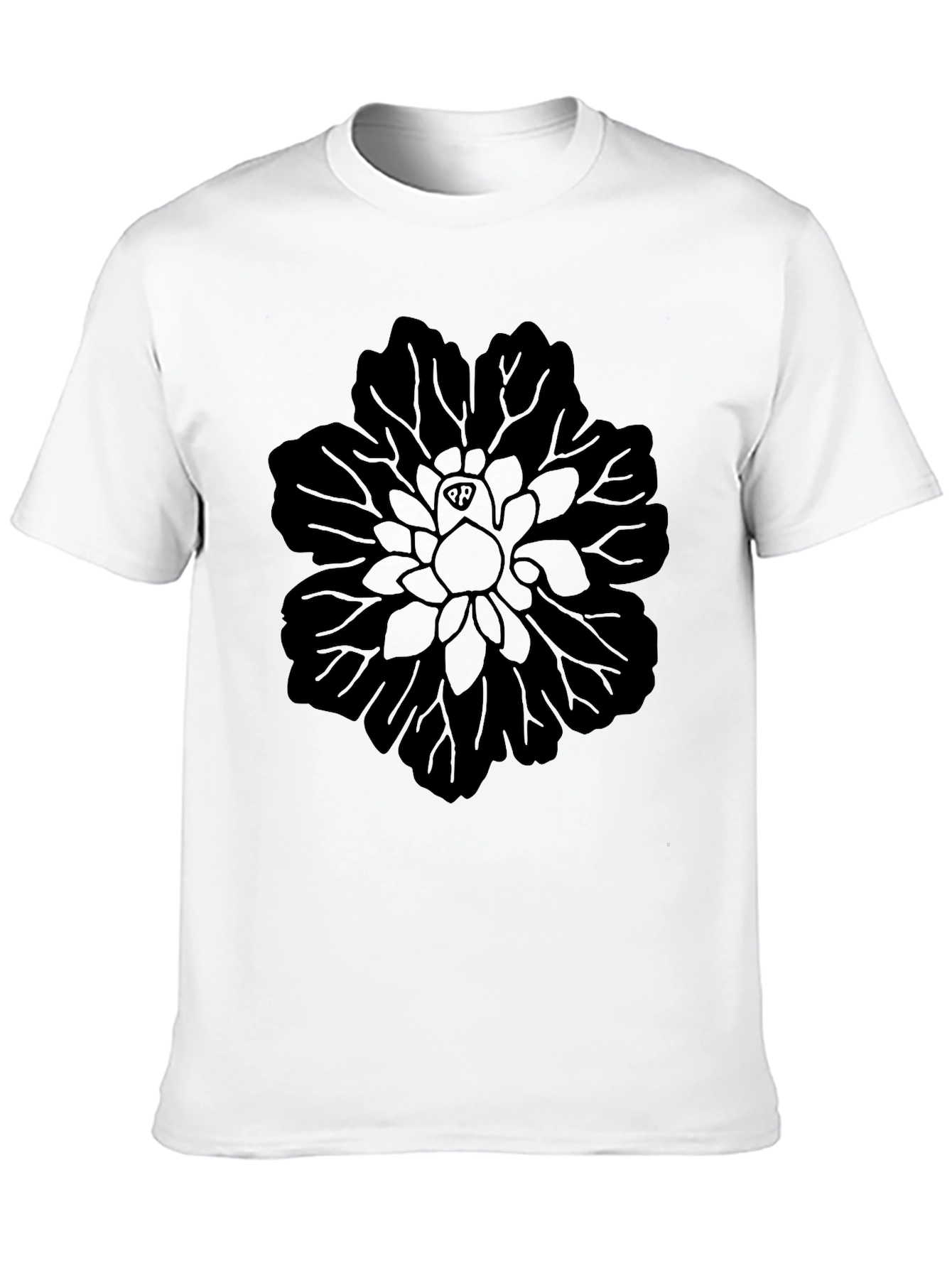 Black Floral Graphic Tee - Stylish Casual Wear