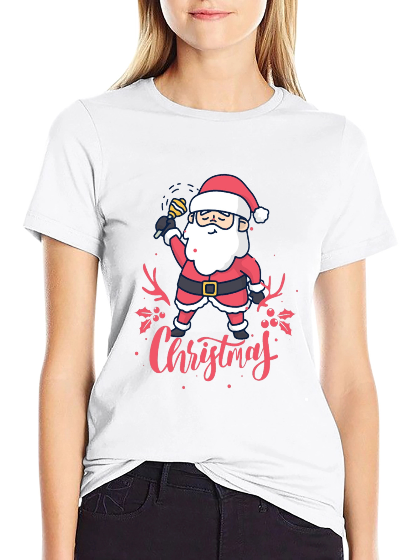 Christmas Santa Singing T-Shirt