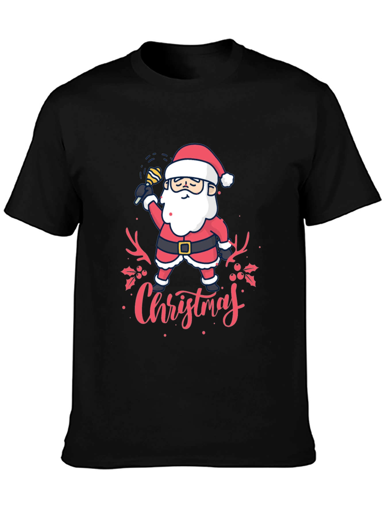 Christmas Santa Singing T-Shirt