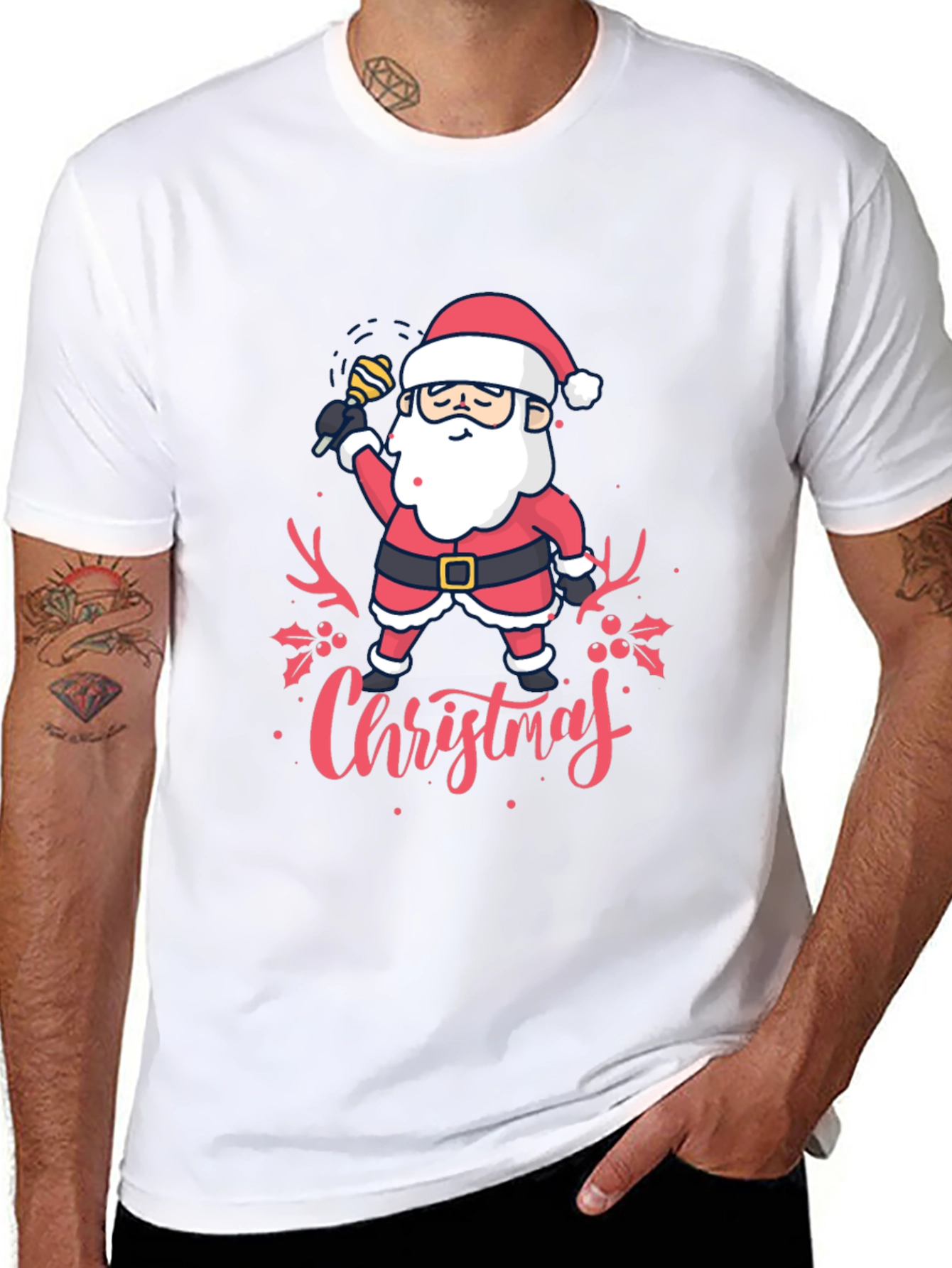 Christmas Santa Singing T-Shirt
