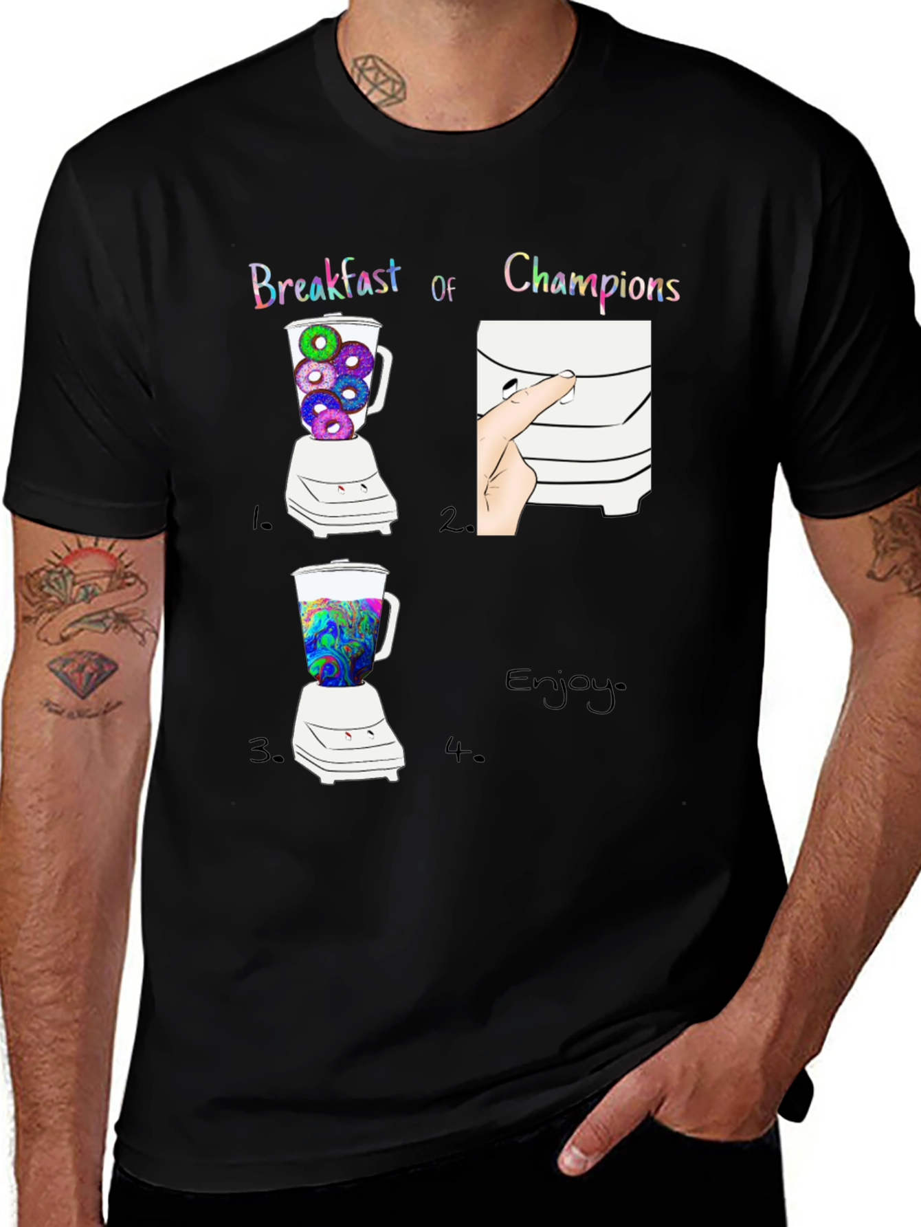 Breakfast of Champions Graphic T-Shirt
