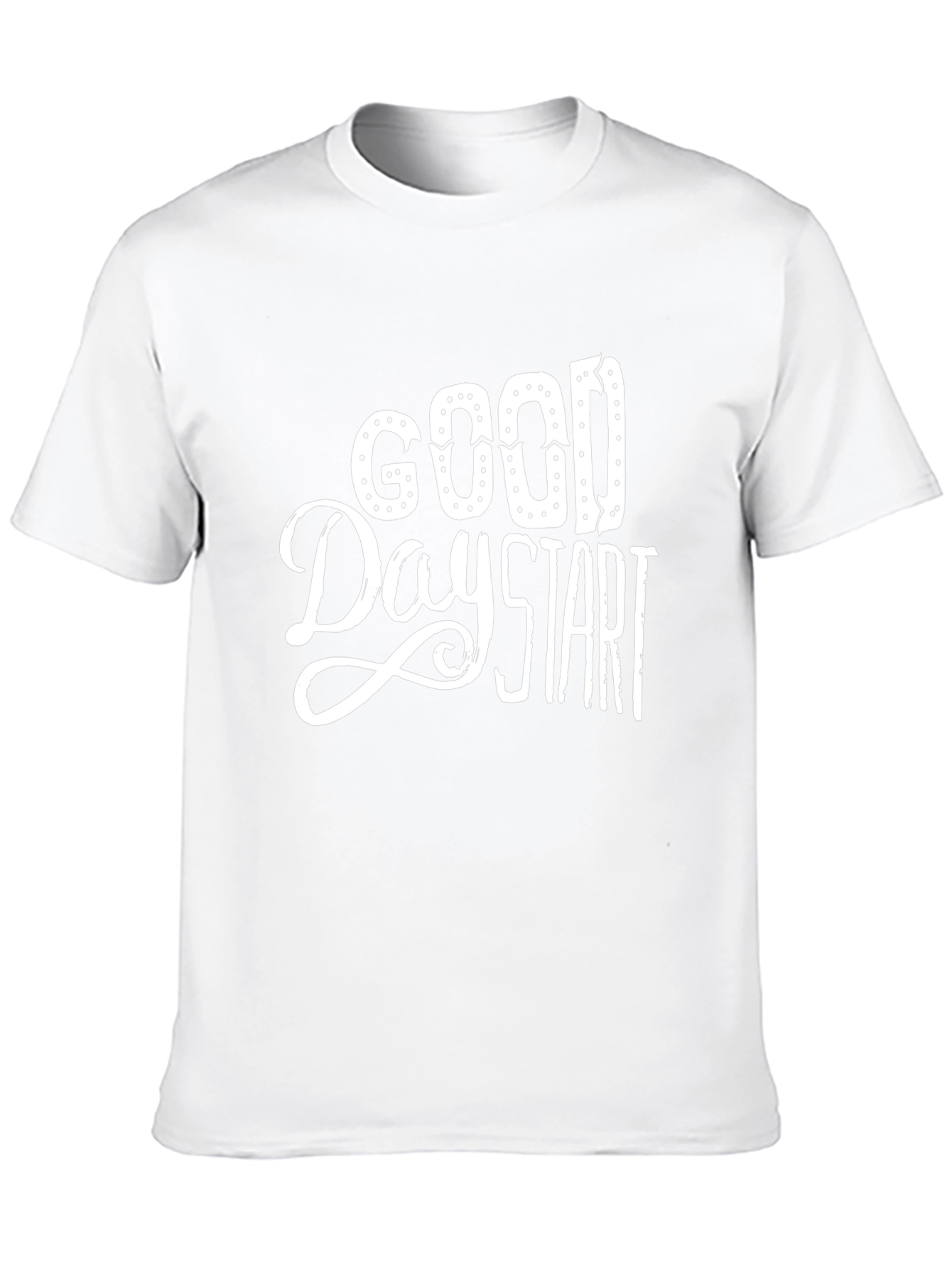 Good Day Start Graphic Tee - Black