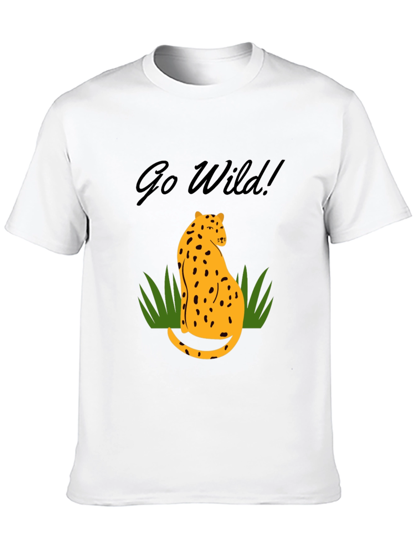 Go Wild Black Graphic T-Shirt