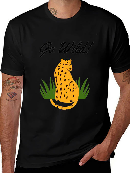 Go Wild Black Graphic T-Shirt