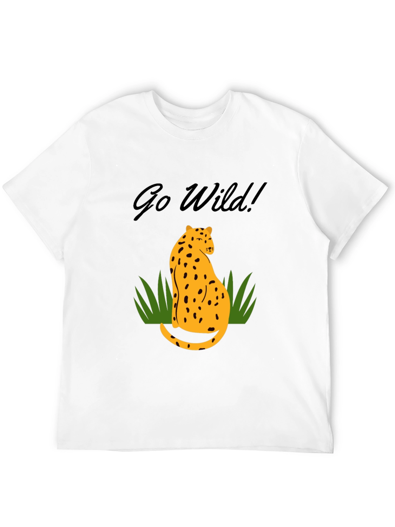 Go Wild Black Graphic T-Shirt