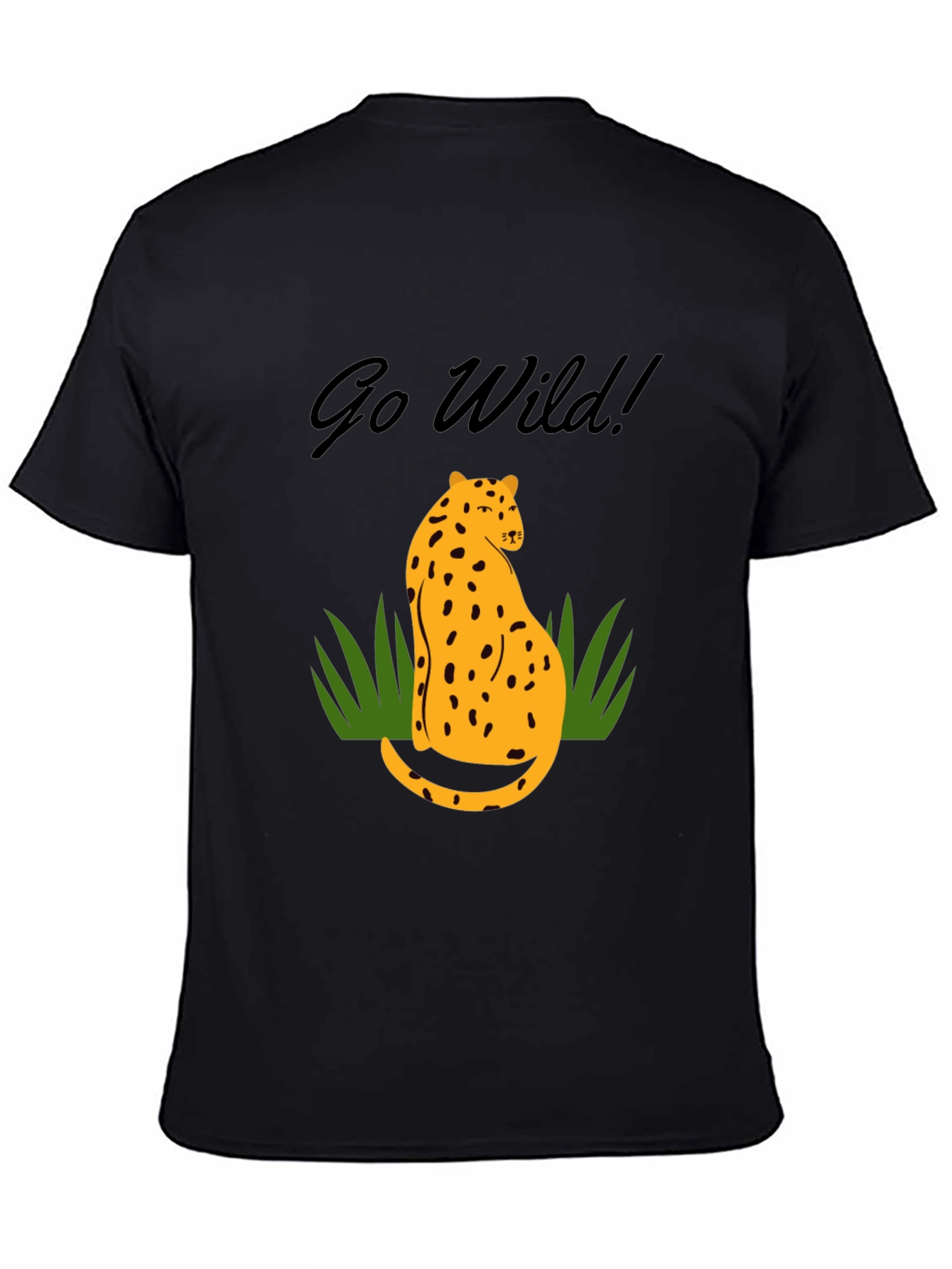 Go Wild Black Graphic T-Shirt