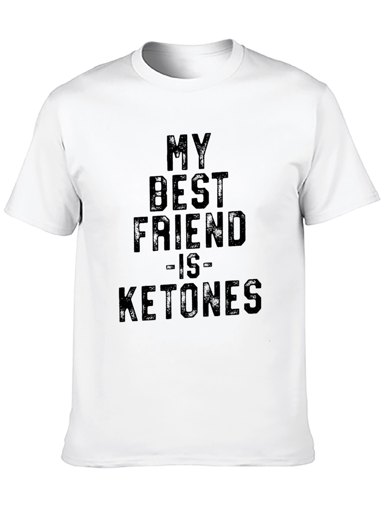 My Best Friend Is Ketones Black Graphic T-Shirt
