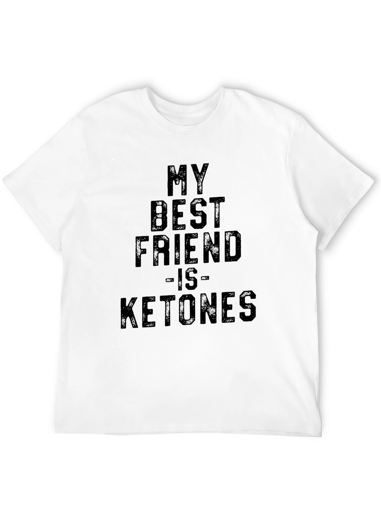 My Best Friend Is Ketones Black Graphic T-Shirt