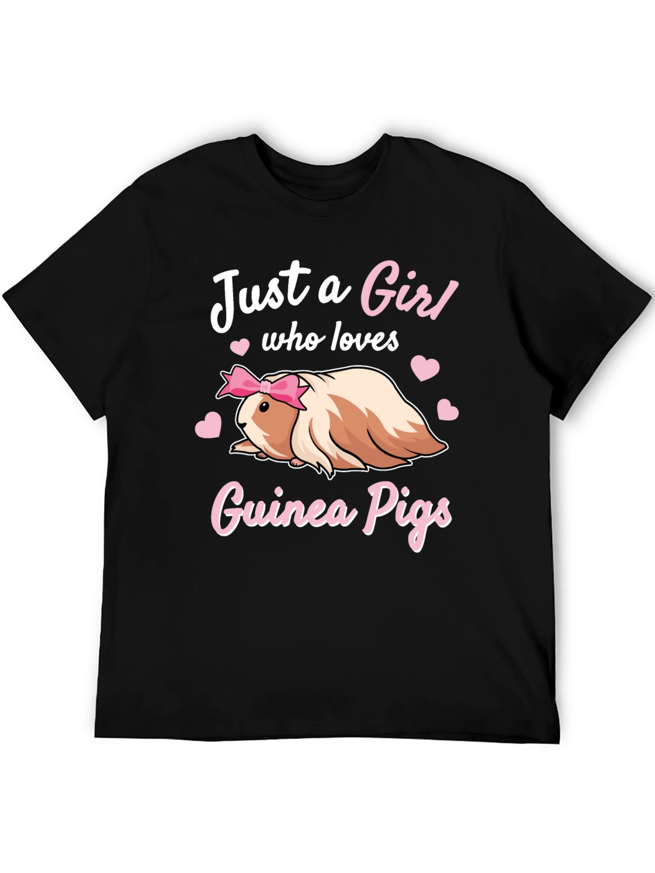 Girl Who Loves Guinea Pigs T-Shirt