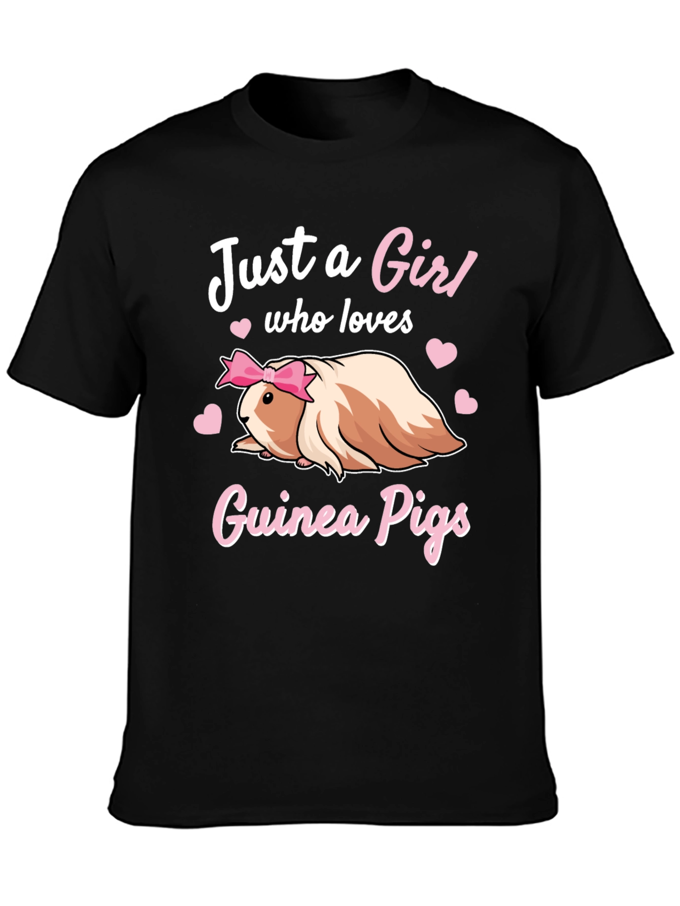 Girl Who Loves Guinea Pigs T-Shirt