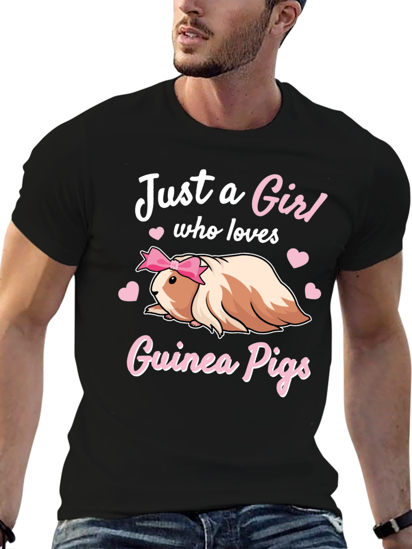 Girl Who Loves Guinea Pigs T-Shirt