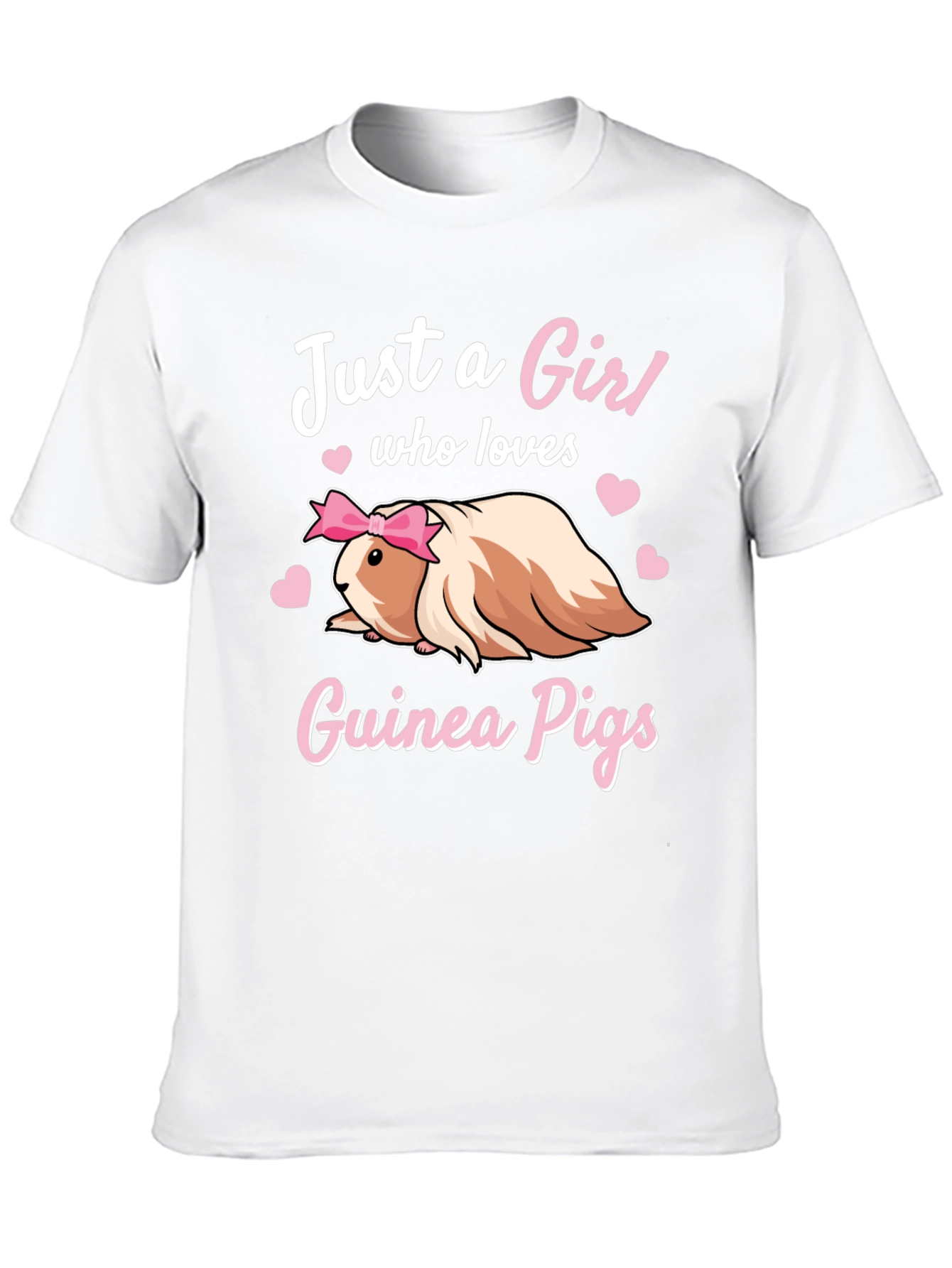 Girl Who Loves Guinea Pigs T-Shirt