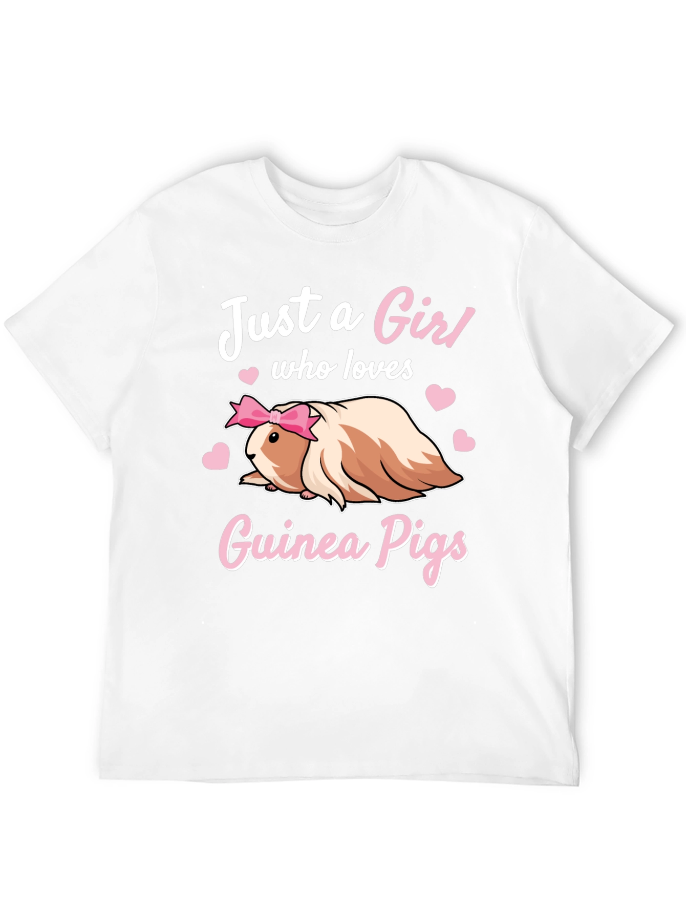 Girl Who Loves Guinea Pigs T-Shirt