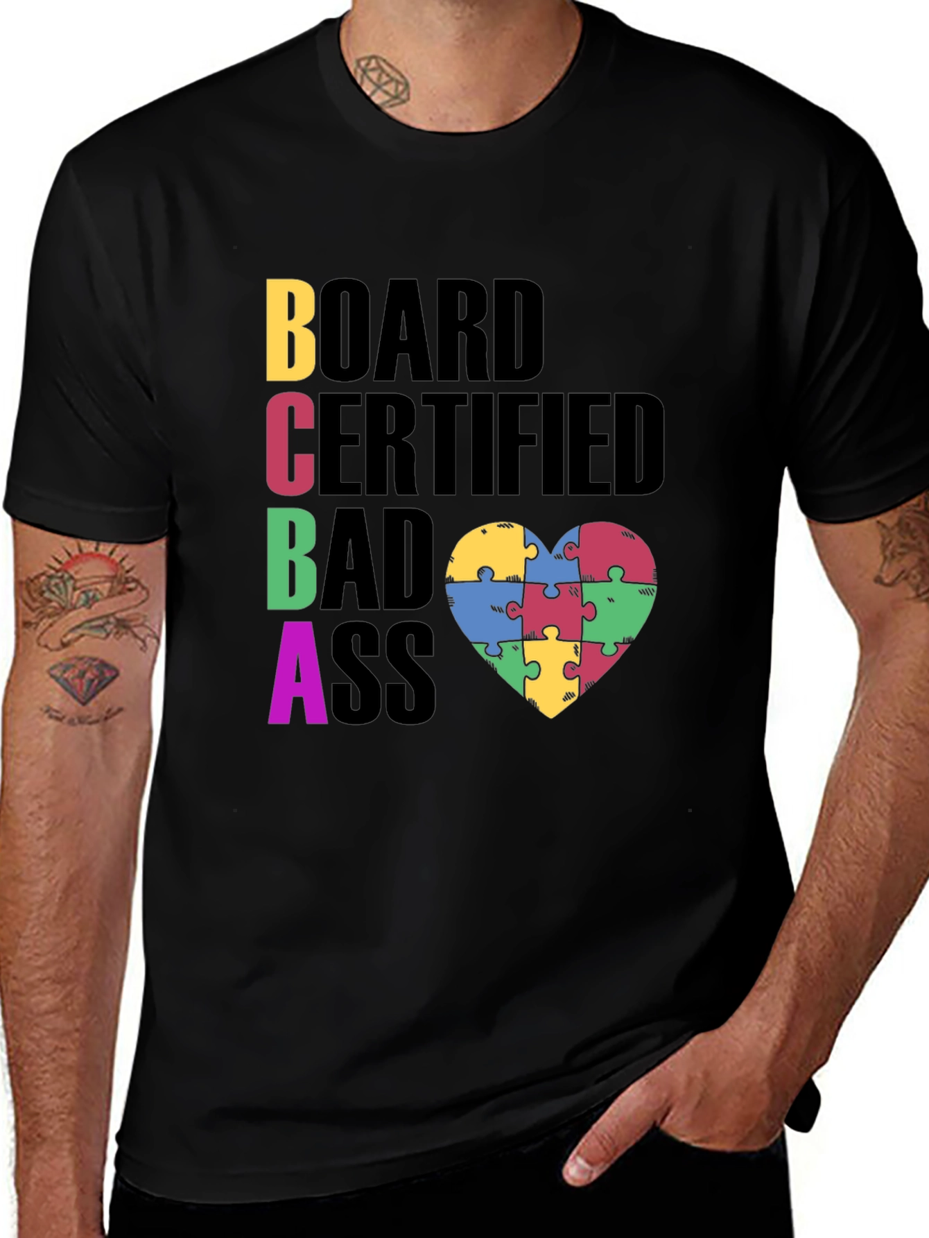 Board Certified Badass Autism Awareness T-Shirt