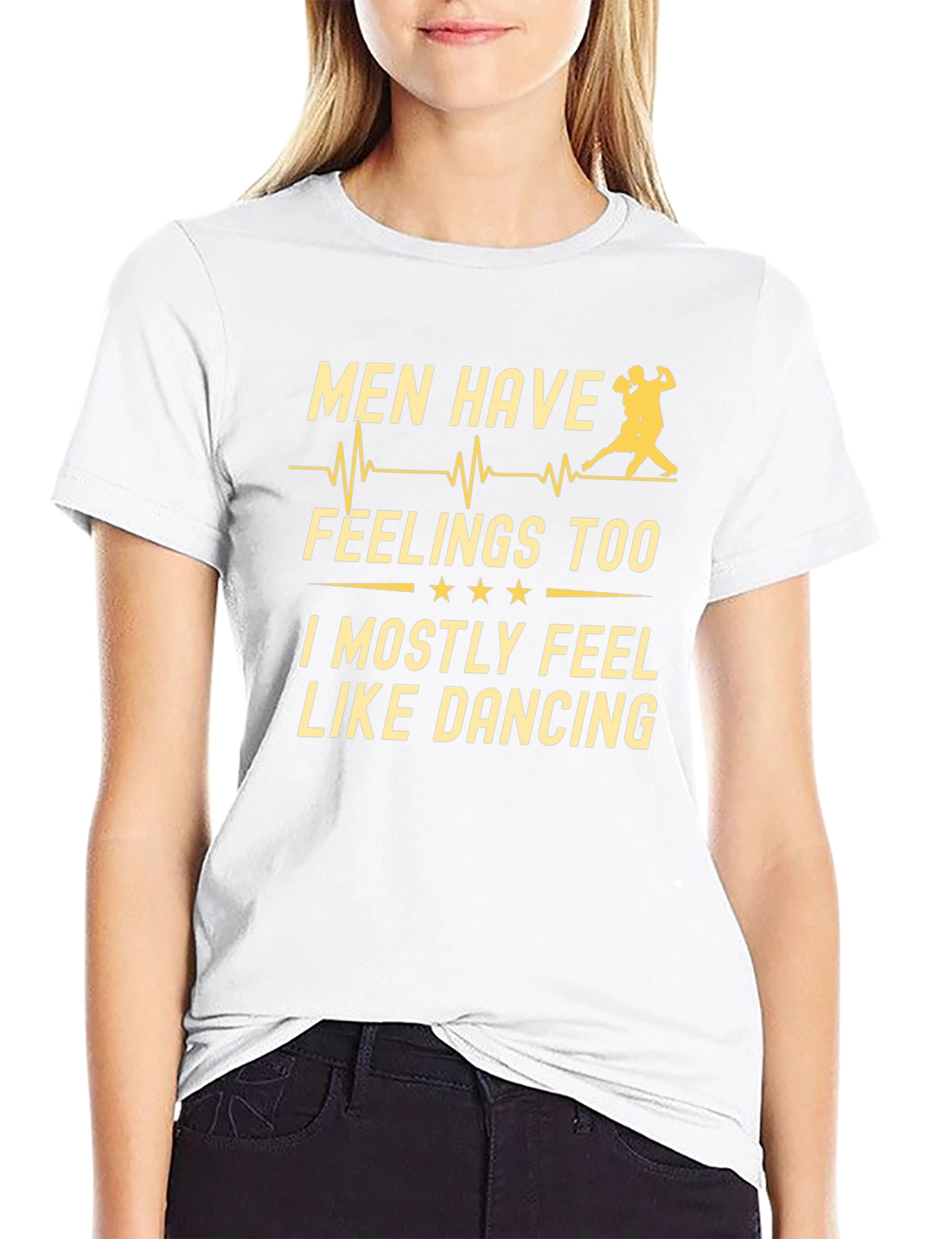 Men Have Feelings Too Dancing T-Shirt