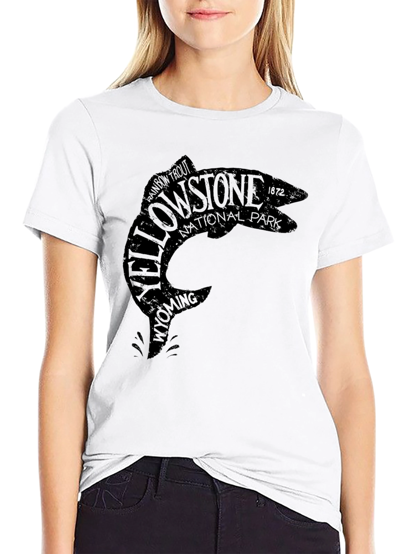 Yellowstone National Park Fish Graphic Tee
