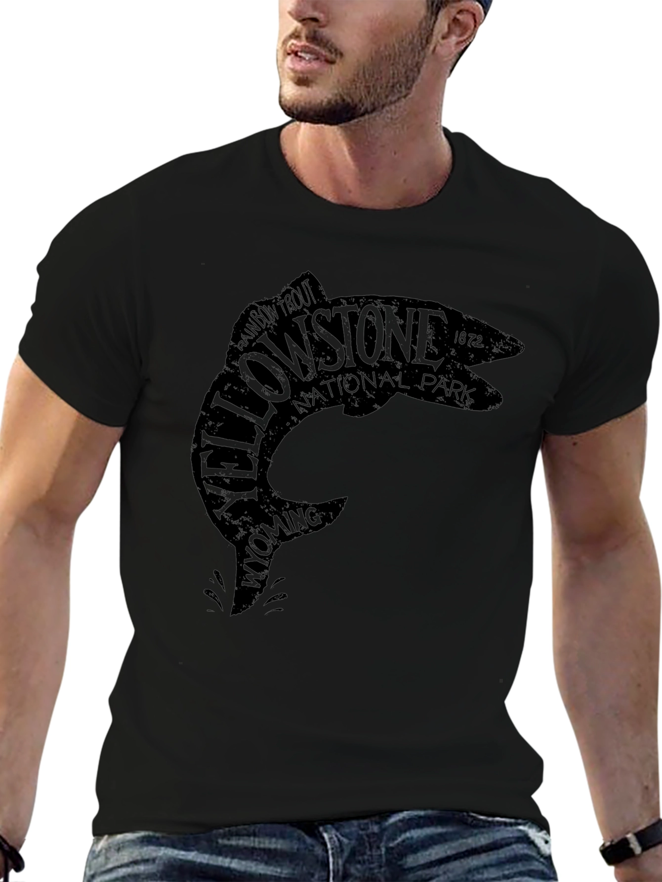 Yellowstone National Park Fish Graphic Tee