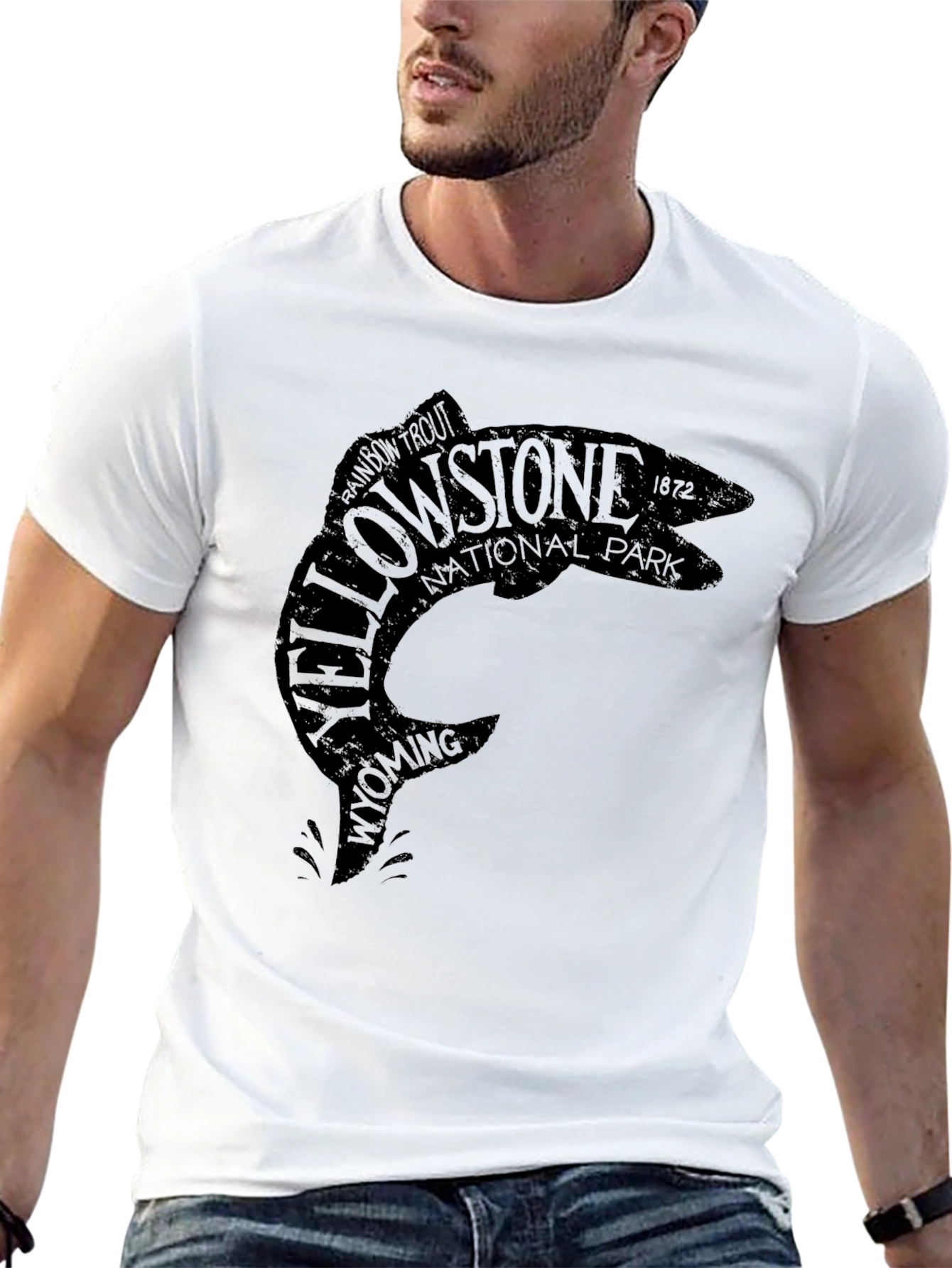Yellowstone National Park Fish Graphic Tee