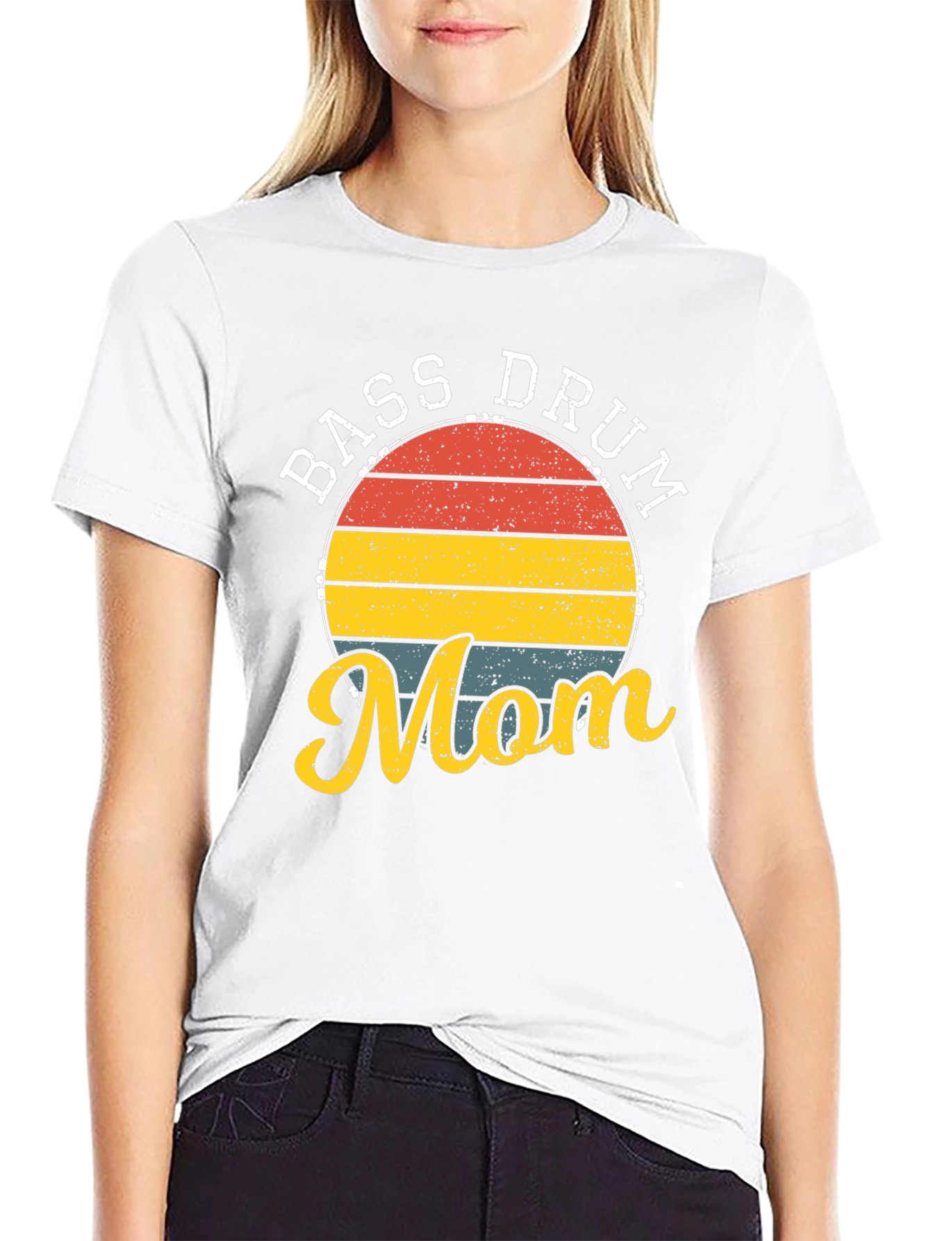 Bass Drum Mom Graphic T-Shirt