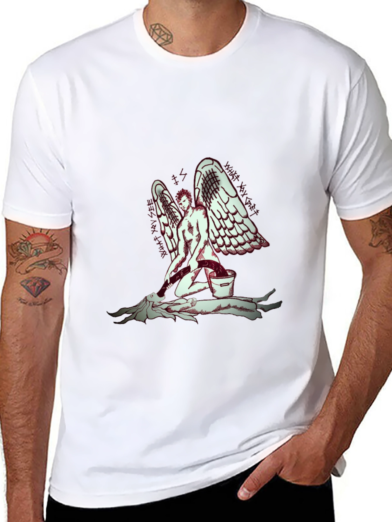 Angel Wings Graphic T-Shirt - Unique Design