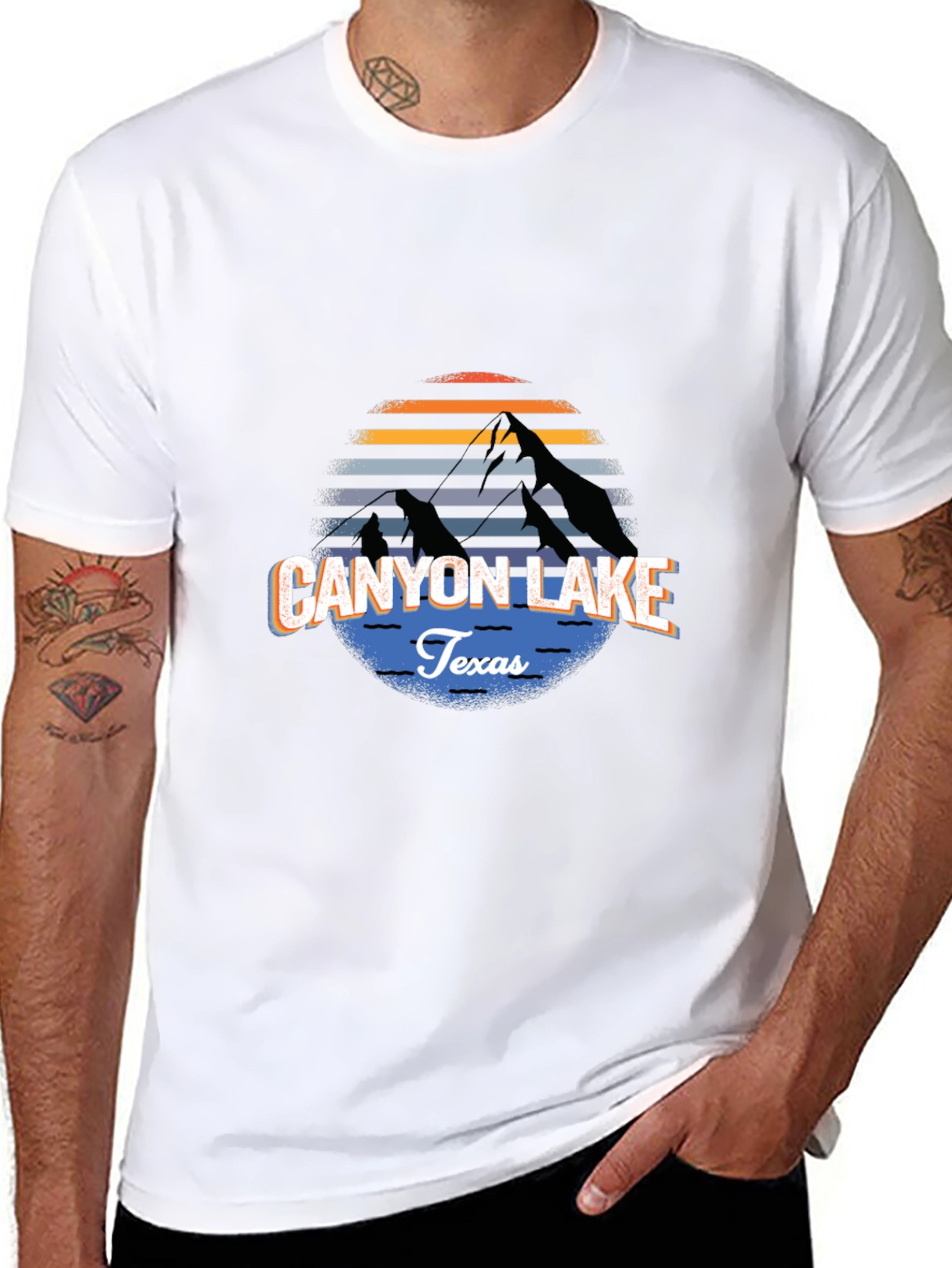 Canyon Lake Texas Retro T-Shirt