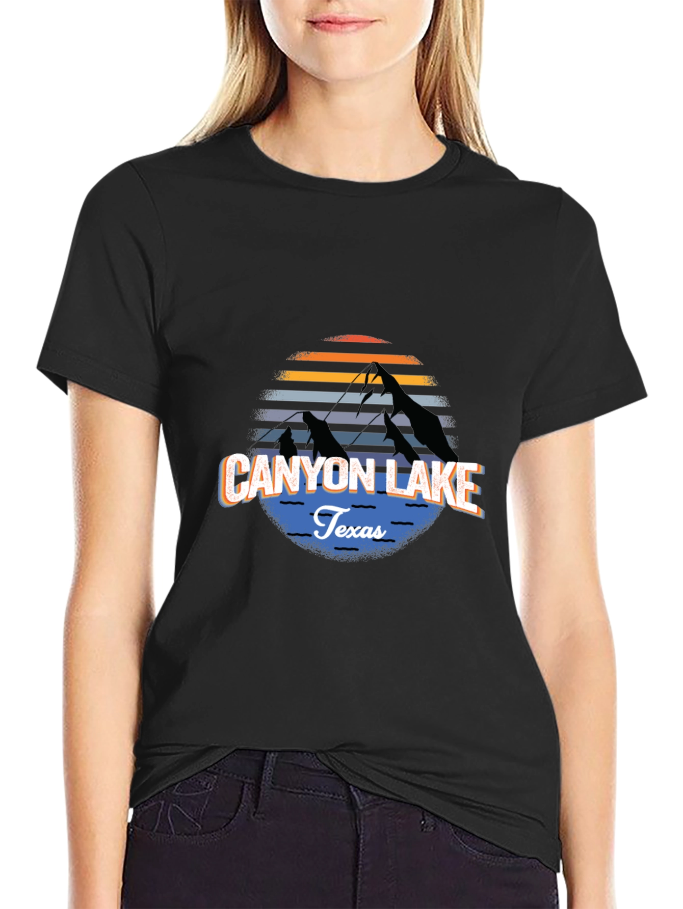 Canyon Lake Texas Retro T-Shirt