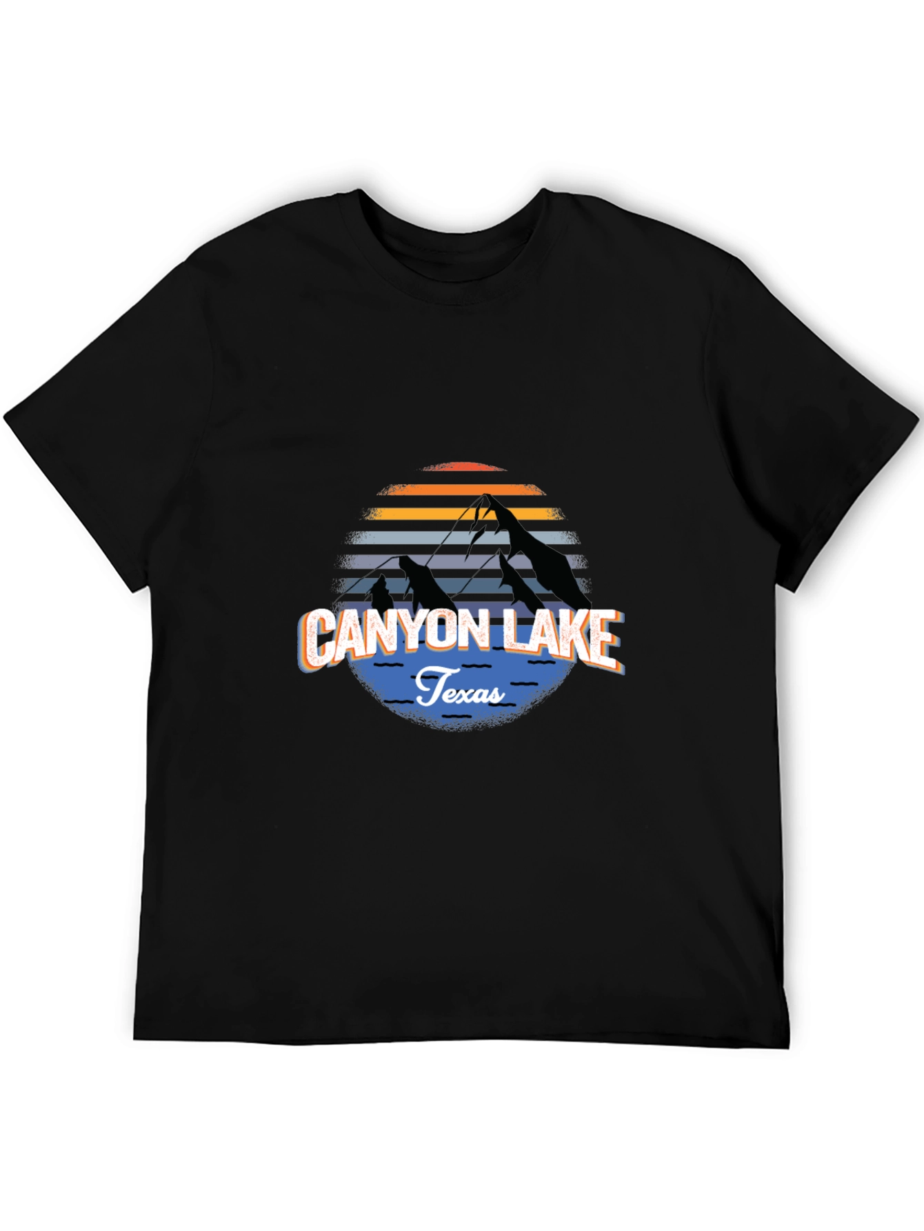 Canyon Lake Texas Retro T-Shirt
