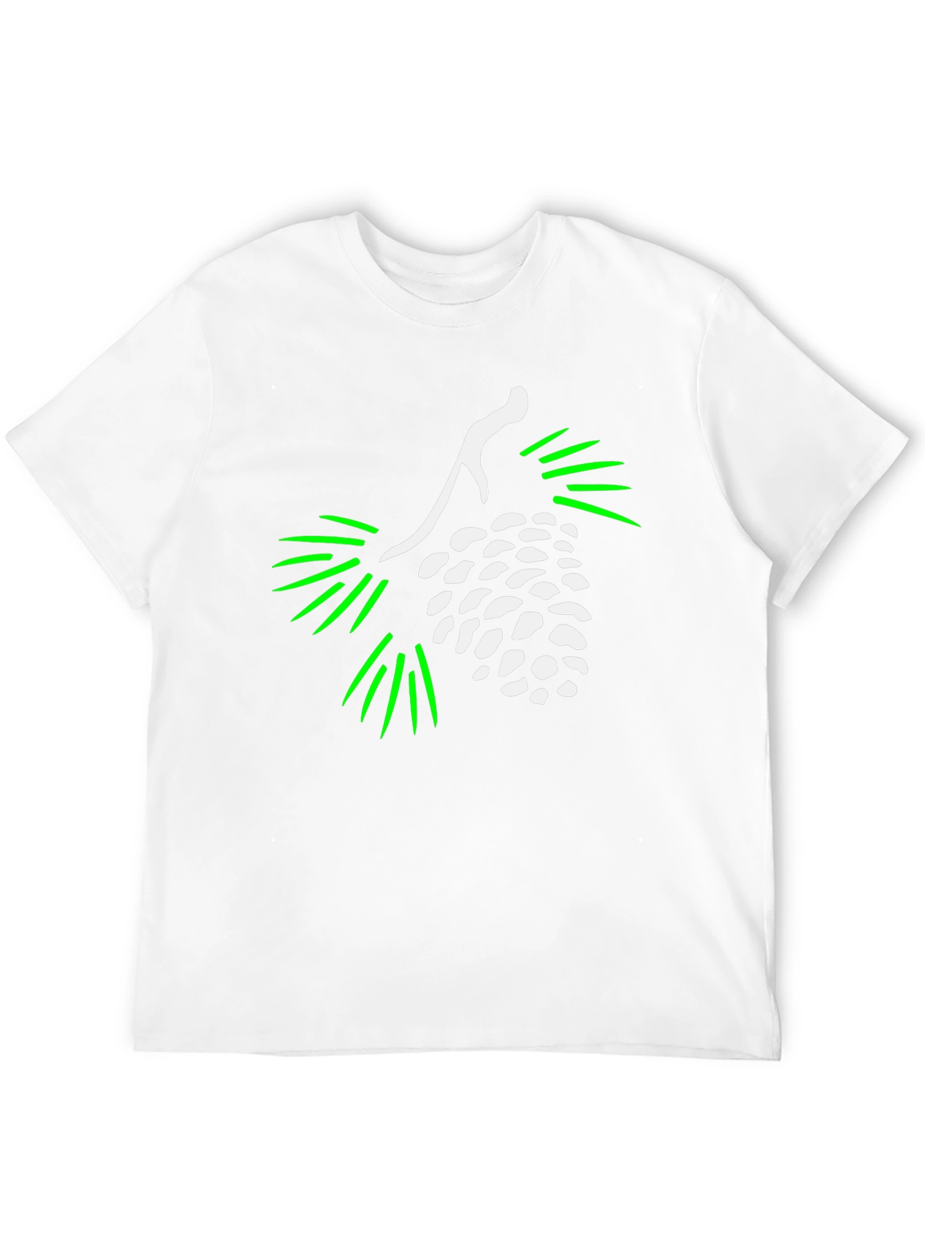 Nature Inspired Black Graphic Tee