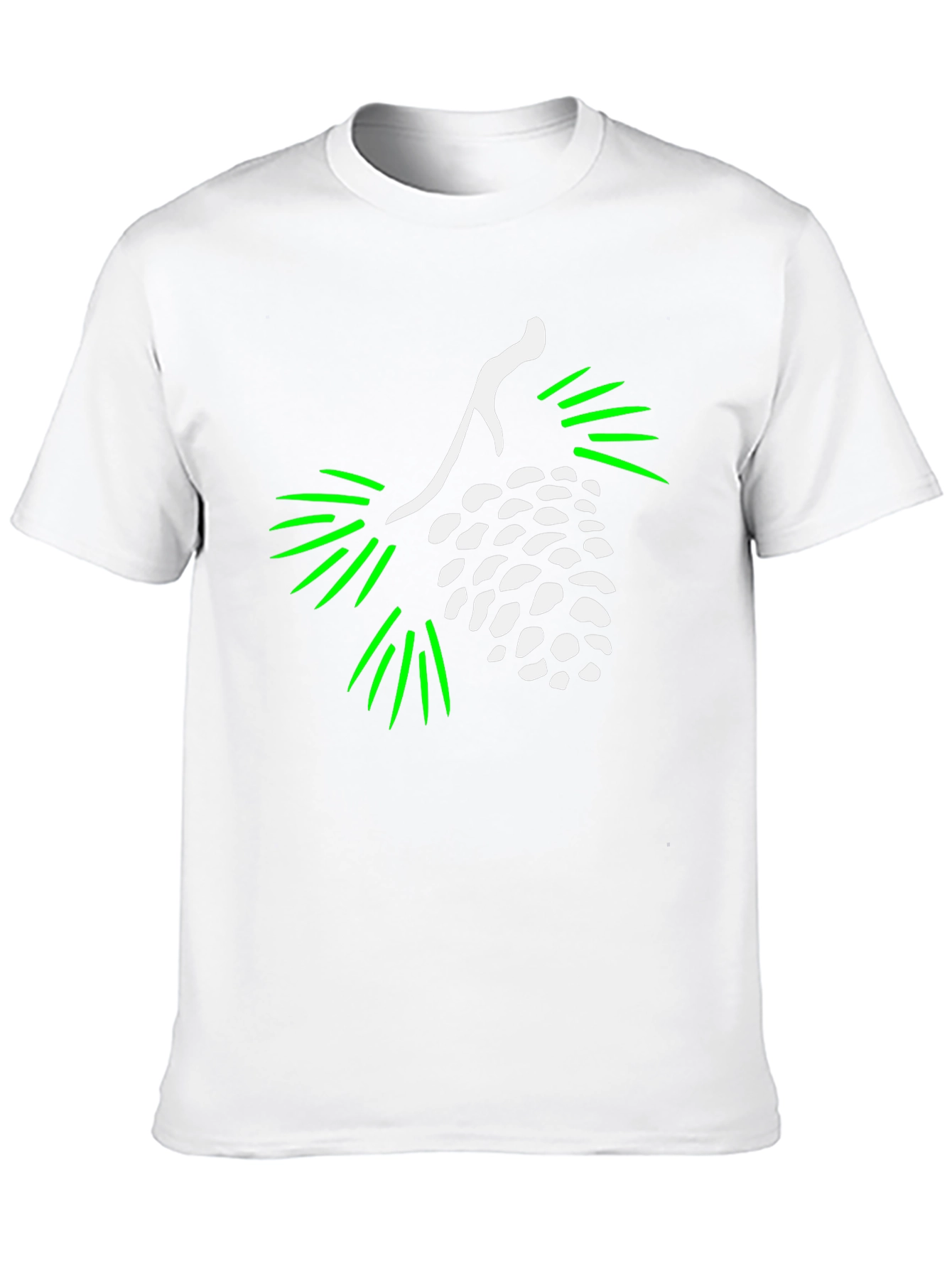Nature Inspired Black Graphic Tee