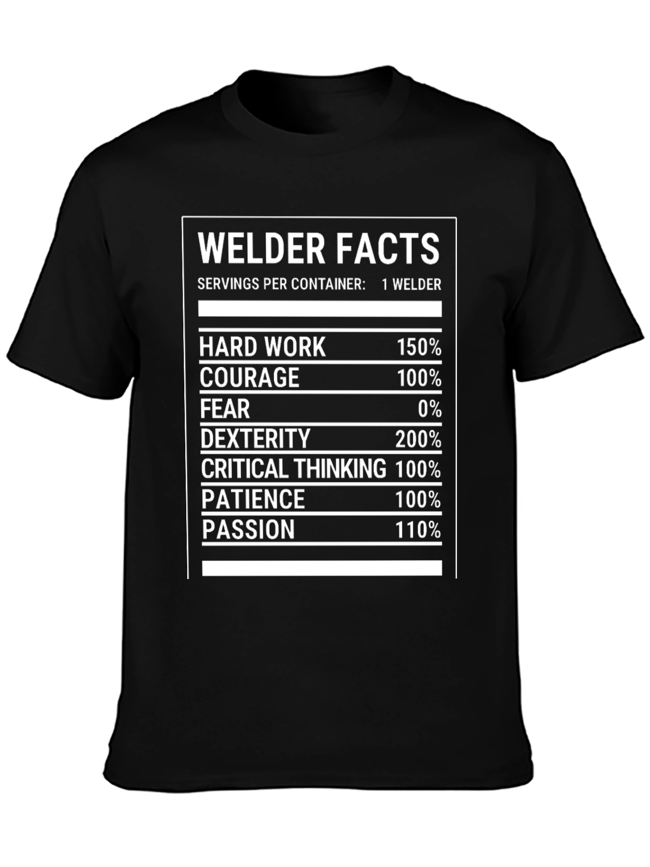 Welder Facts Graphic Tee - Black